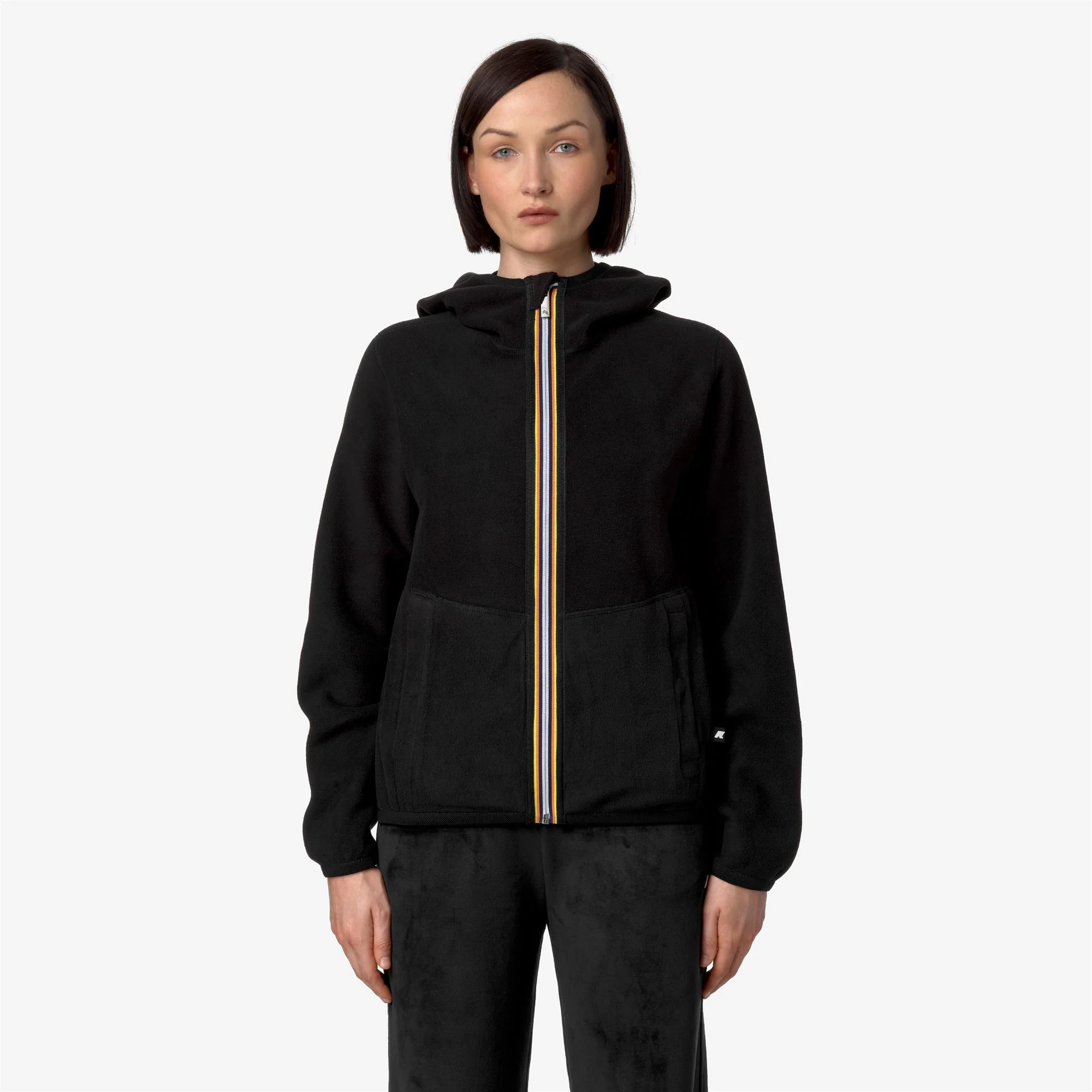 LILY VELOUR POLAR REVERSIBLE - Fleece - Jacket - Woman - BLACK P-BLACK P - Image 3