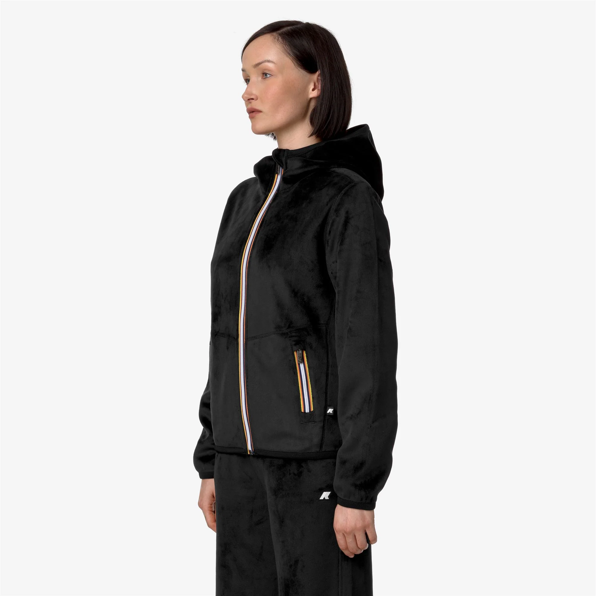 LILY VELOUR POLAR REVERSIBLE - Fleece - Jacket - Woman - BLACK P-BLACK P - Image 5