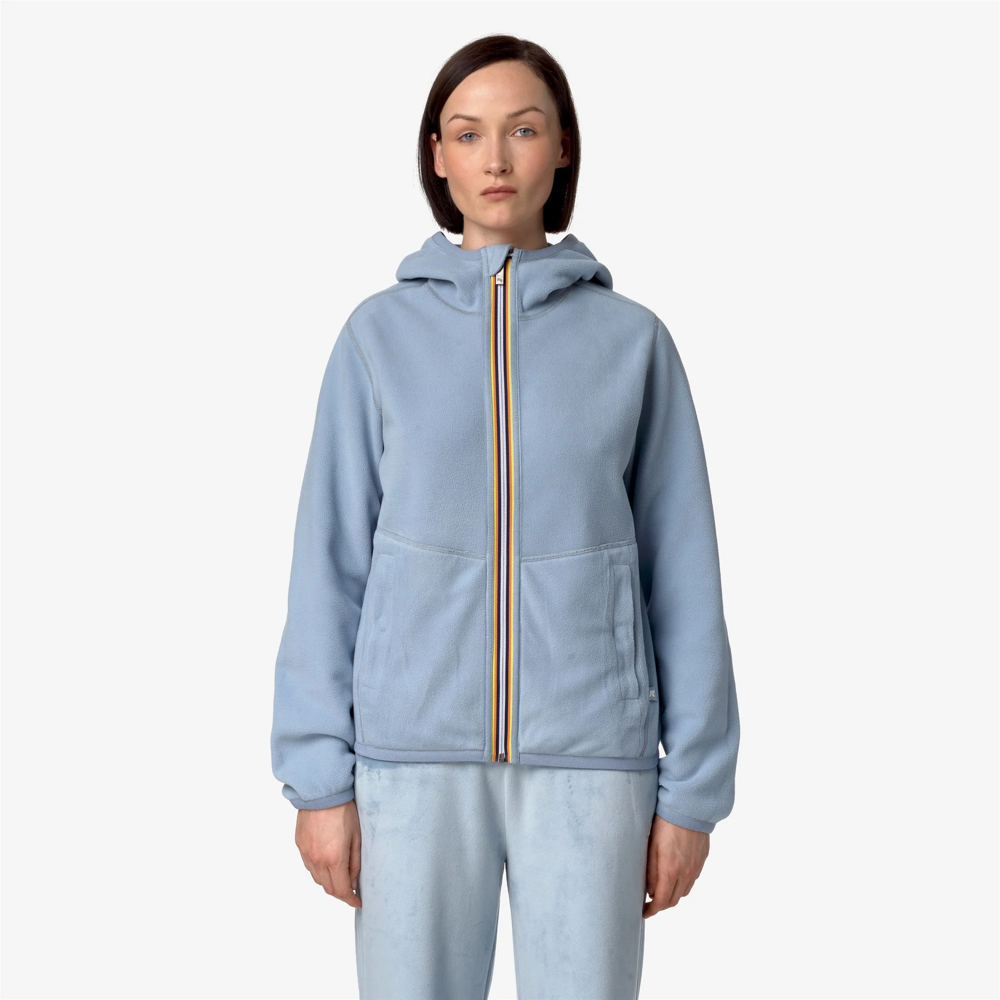 LILY VELOUR POLAR REVERSIBLE - Fleece - Jacket - Woman - BLUE A-BLUE A - Image 3