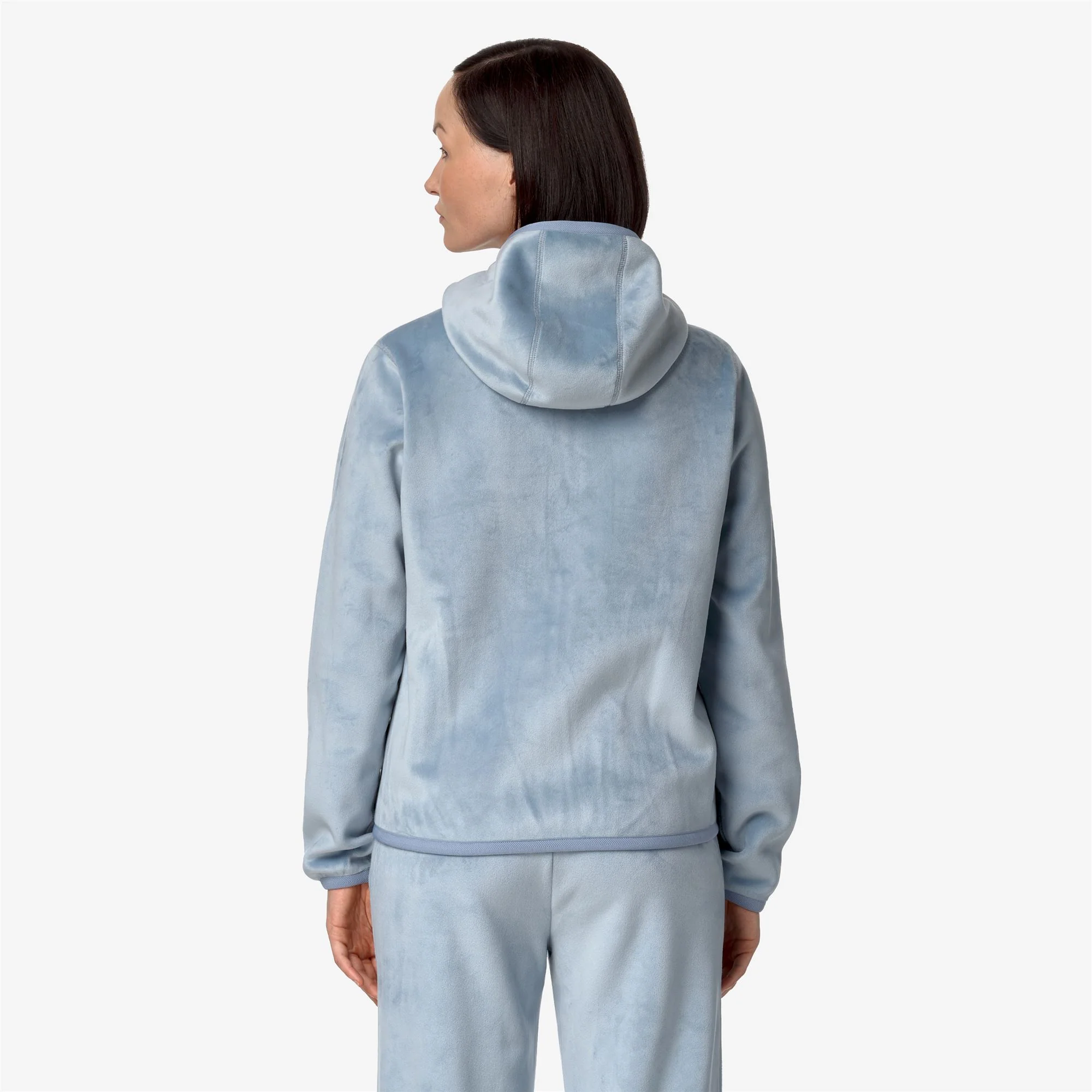 LILY VELOUR POLAR REVERSIBLE - Fleece - Jacket - Woman - BLUE A-BLUE A - Image 6