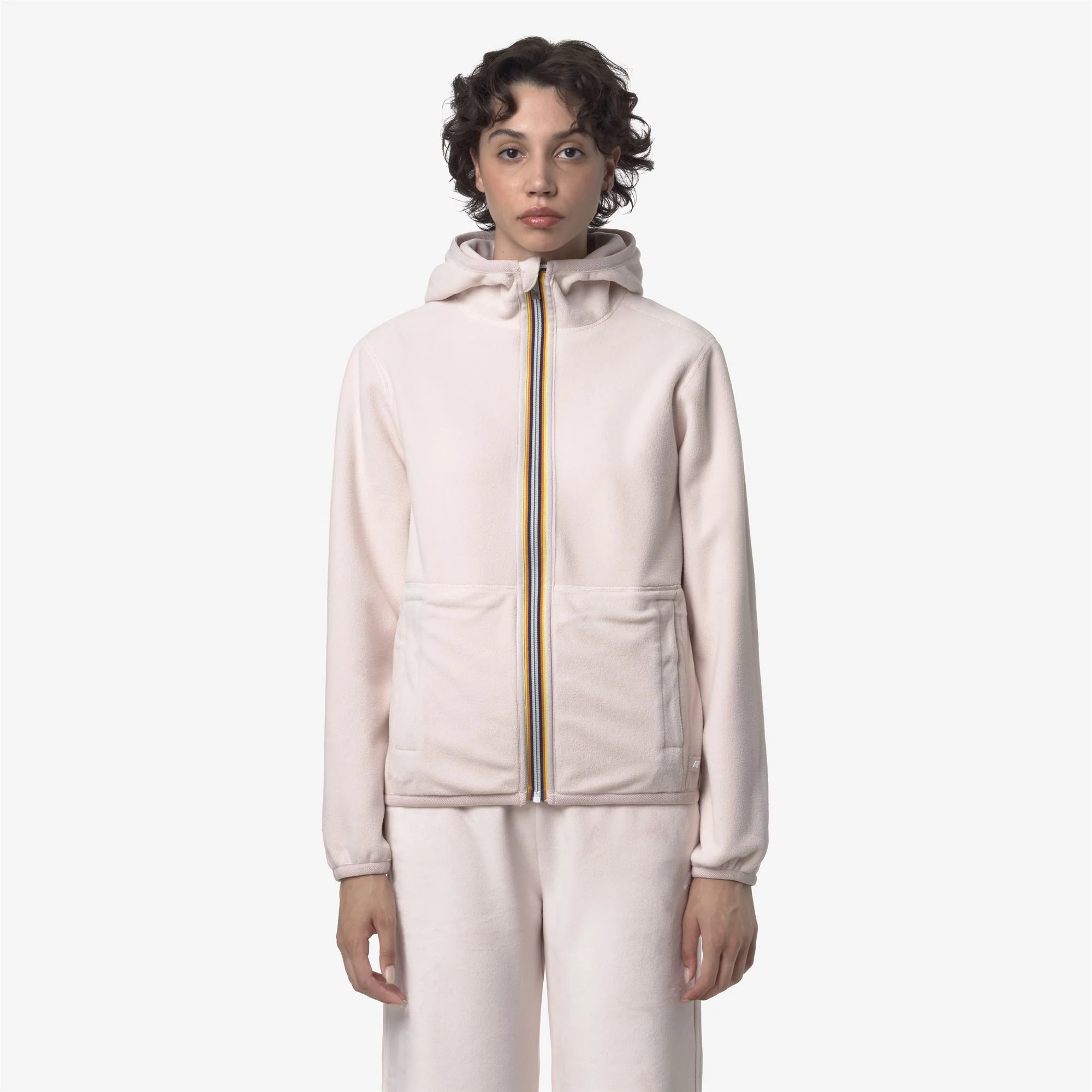 LILY VELOUR POLAR REVERSIBLE - Fleece - Jacket - Woman - ROSE HUSHED-ROSE HUSHED - Image 3
