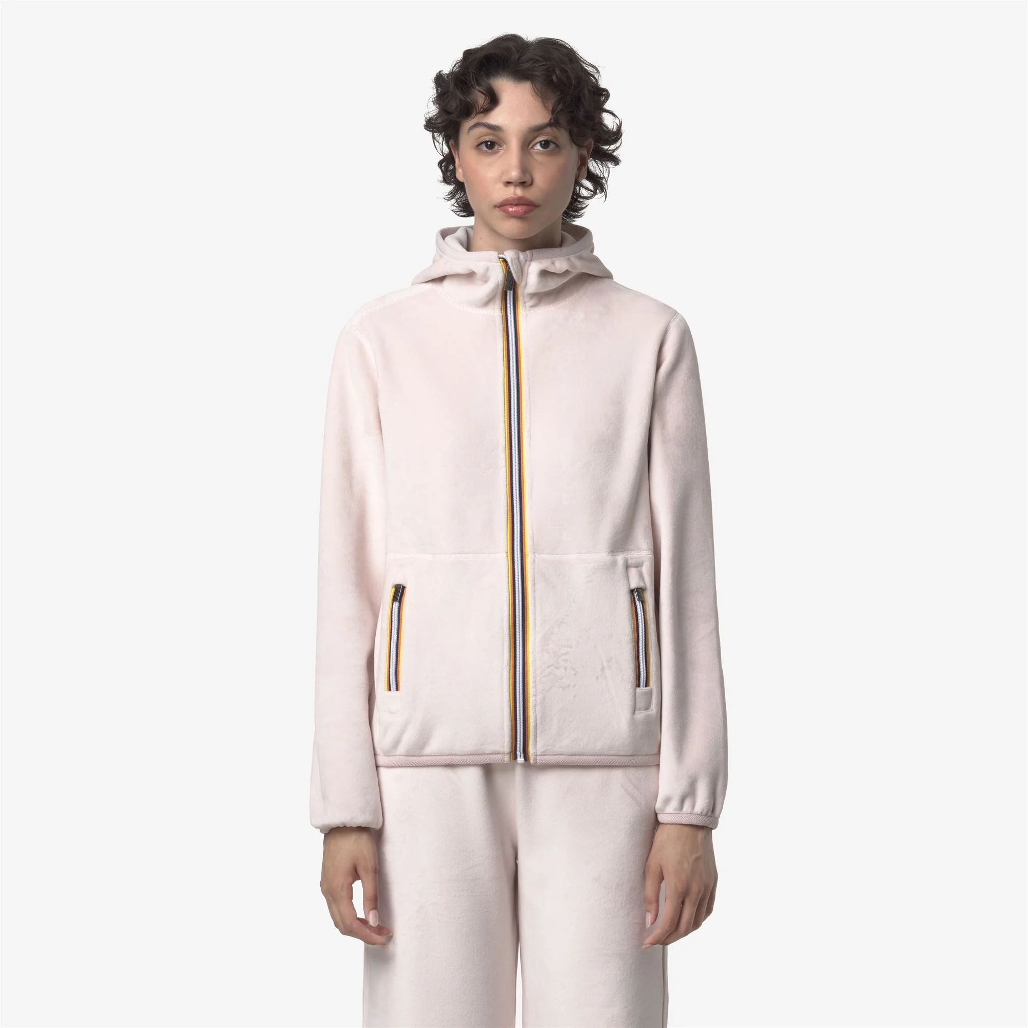 LILY VELOUR POLAR REVERSIBLE - Fleece - Jacket - Woman - ROSE HUSHED-ROSE HUSHED - Image 4