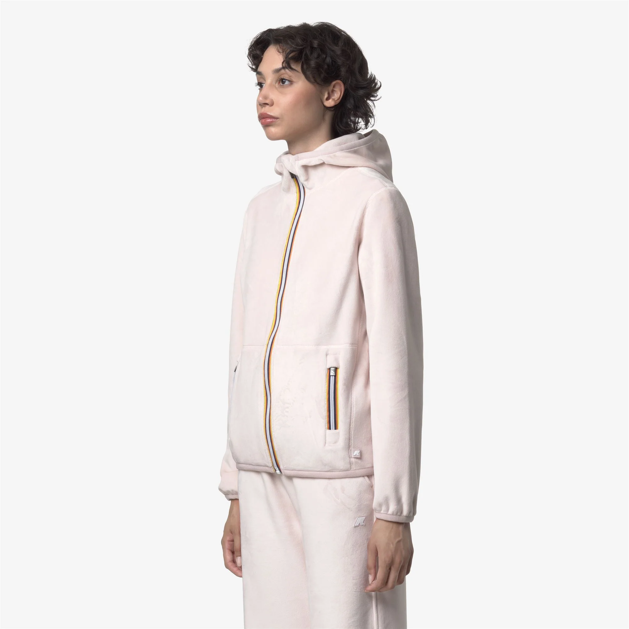 LILY VELOUR POLAR REVERSIBLE - Fleece - Jacket - Woman - ROSE HUSHED-ROSE HUSHED - Image 5