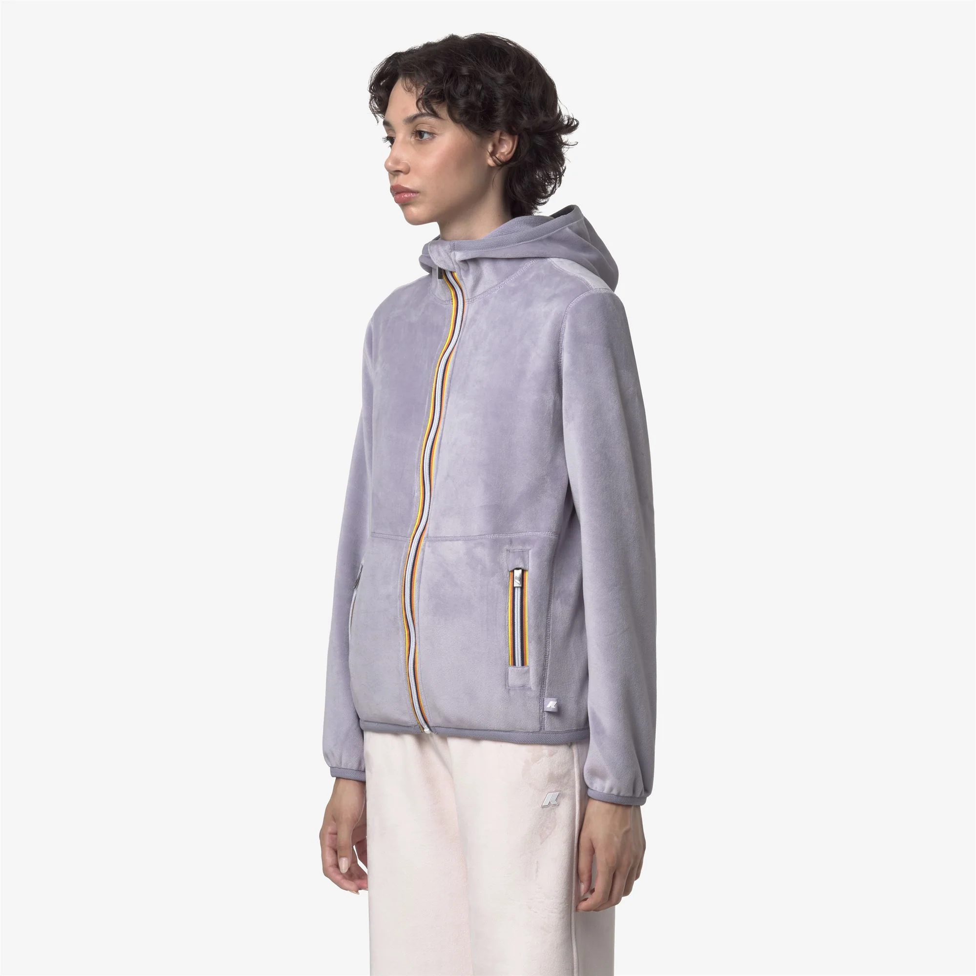 LILY VELOUR POLAR REVERSIBLE - Fleece - Jacket - Woman - VIOLET LAVANDER COMBO - Image 5