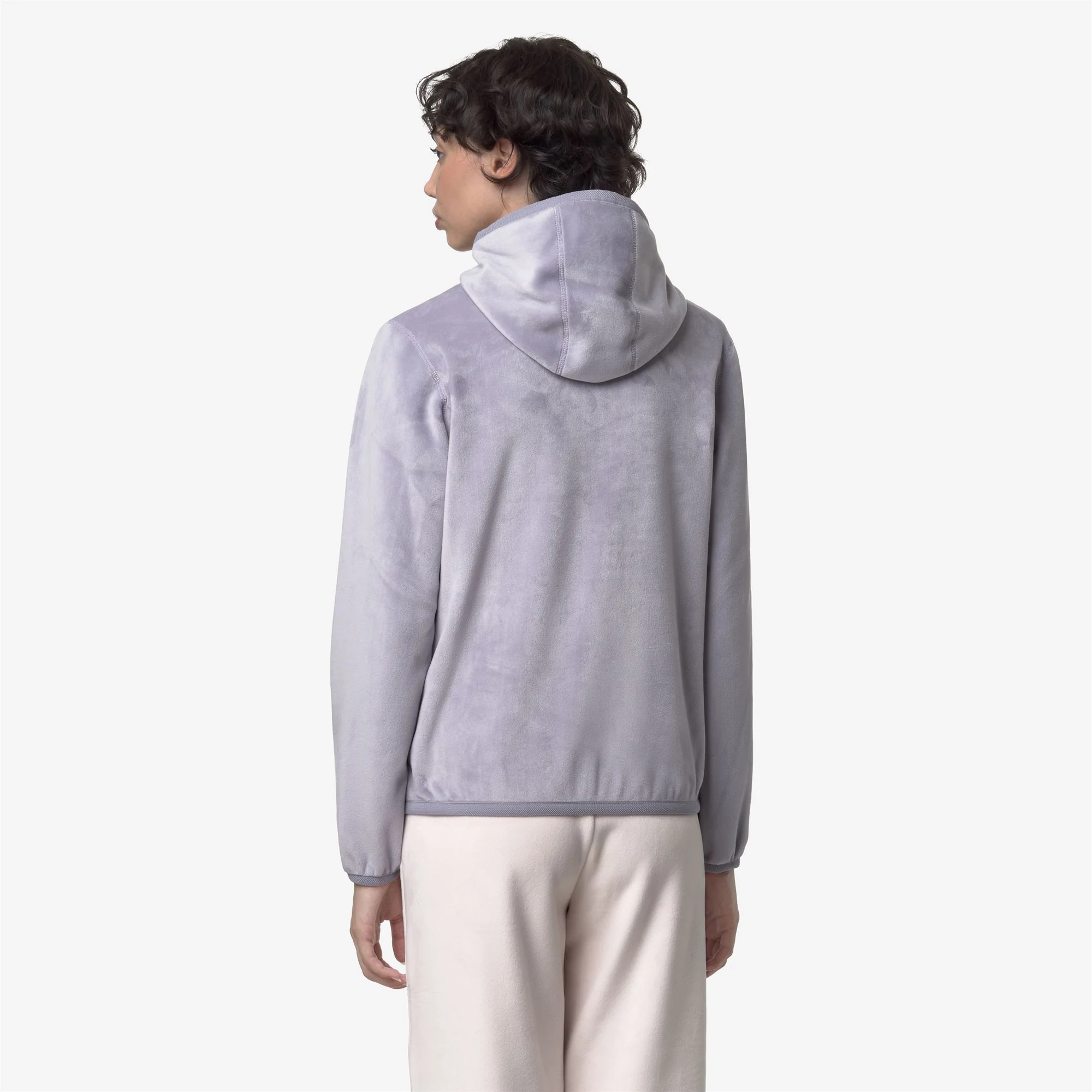 LILY VELOUR POLAR REVERSIBLE - Fleece - Jacket - Woman - VIOLET LAVANDER COMBO - Image 6