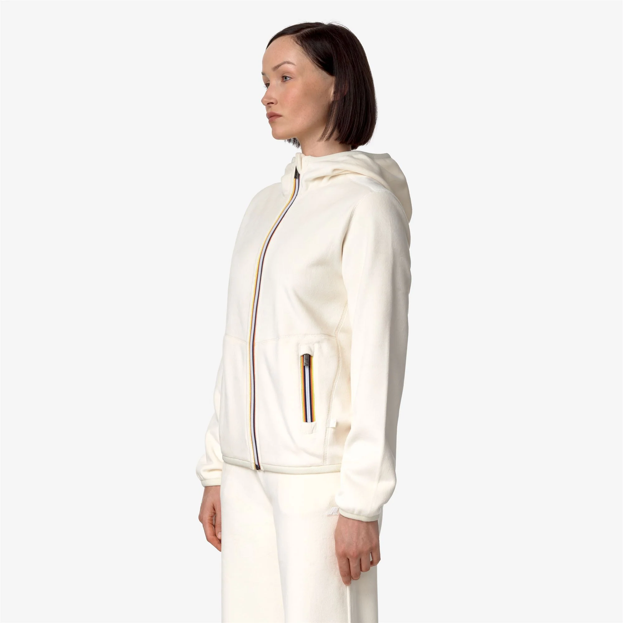 LILY VELOUR POLAR REVERSIBLE - Fleece - Jacket - Woman - WHITE G-WHITE G - Image 5