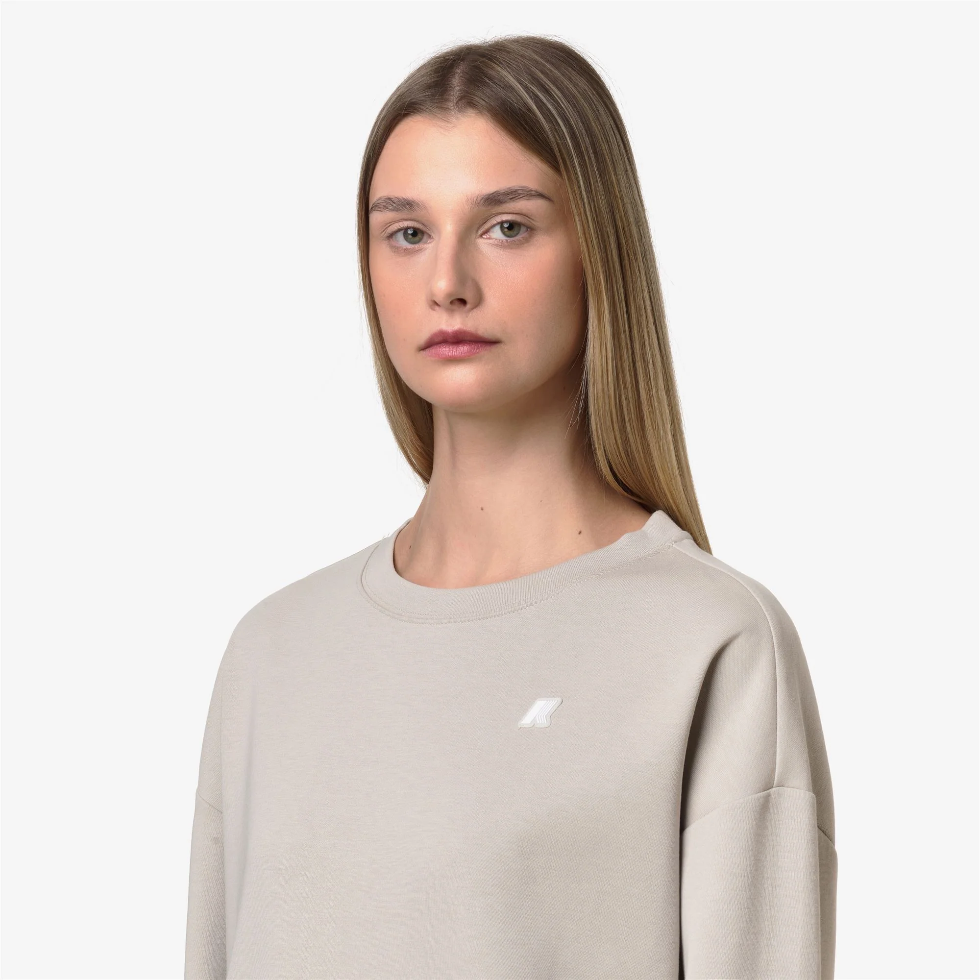 LOIZELLE INTERLOCK - Fleece - Pull  Over - Woman - BEIGE LT - Image 2