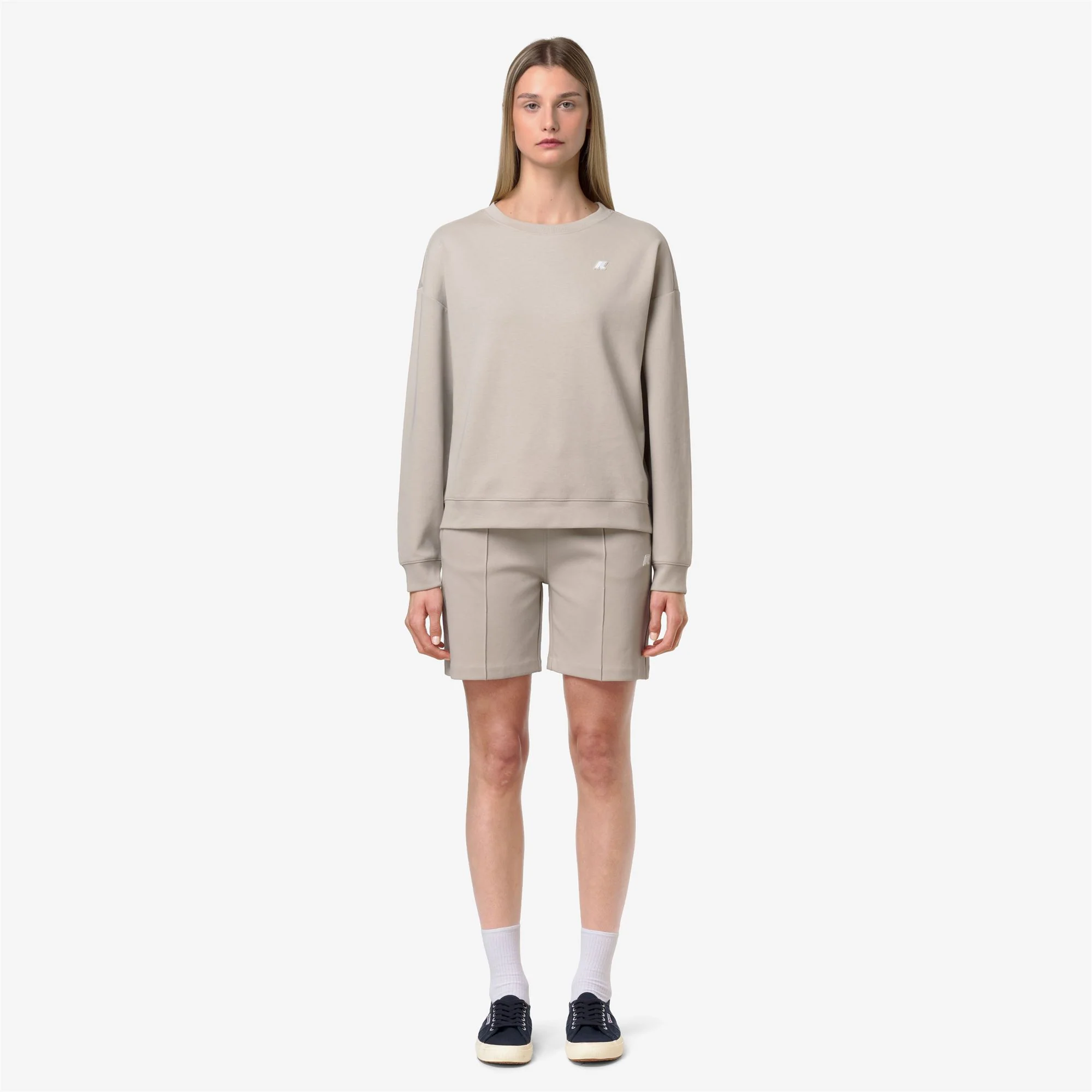 LOIZELLE INTERLOCK - Fleece - Pull  Over - Woman - BEIGE LT - Image 3