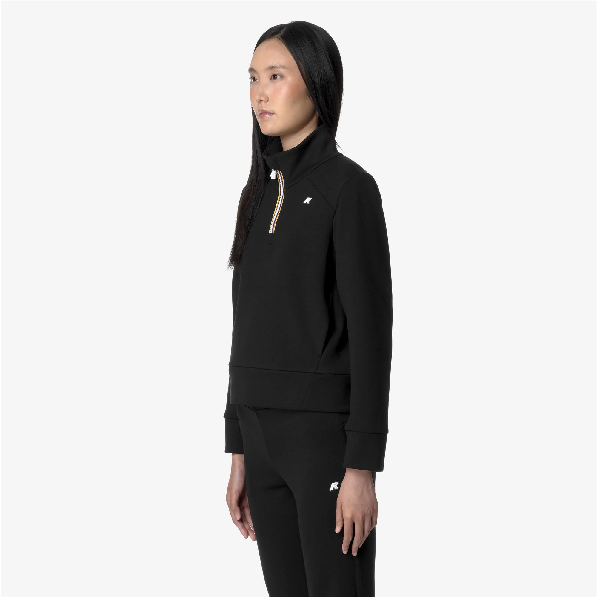LOUEN LIGHT SPACER - Fleece - Jumper - Woman - BLACK PURE - Image 4