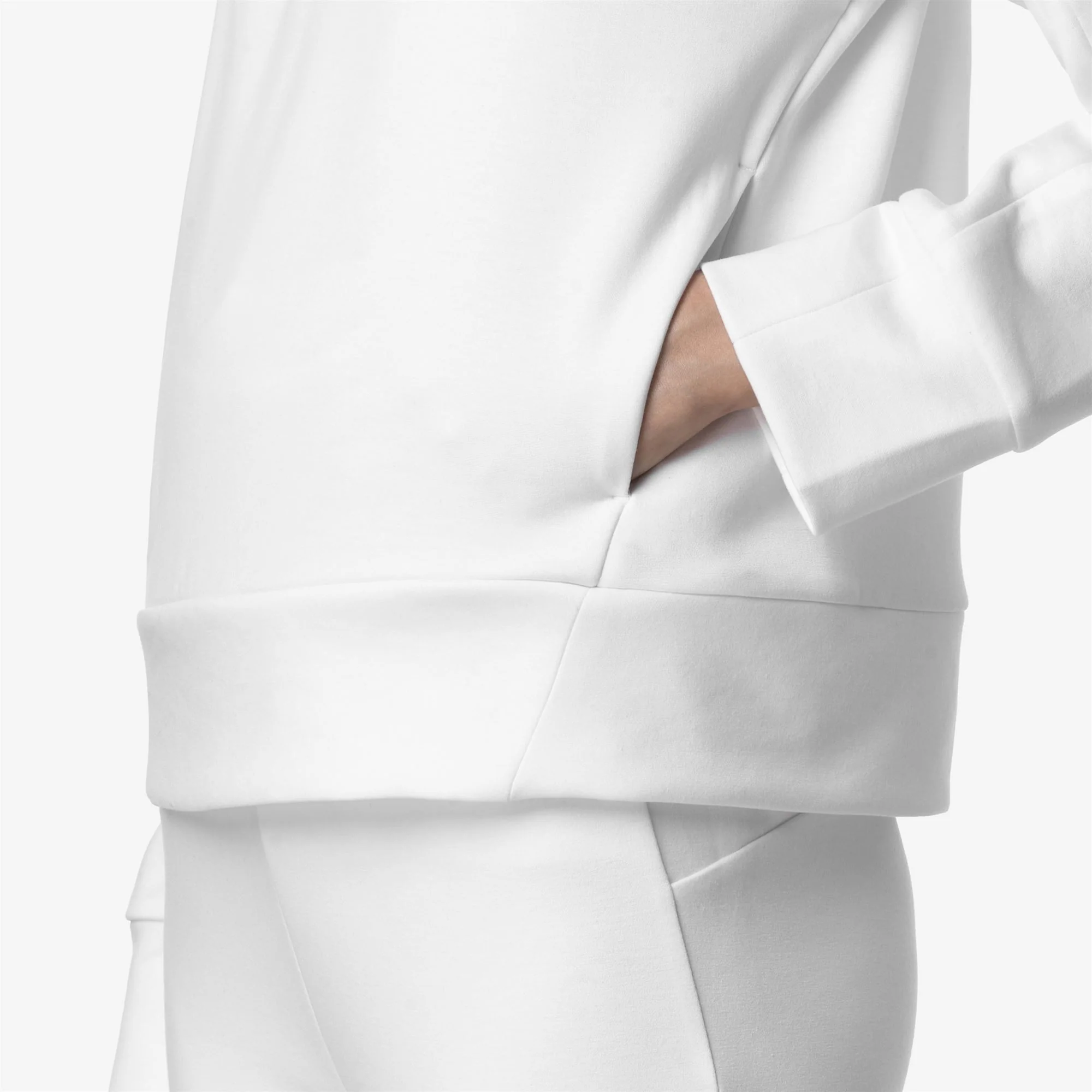 LOUEN LIGHT SPACER - Fleece - Jumper - Woman - WHITE - Image 2