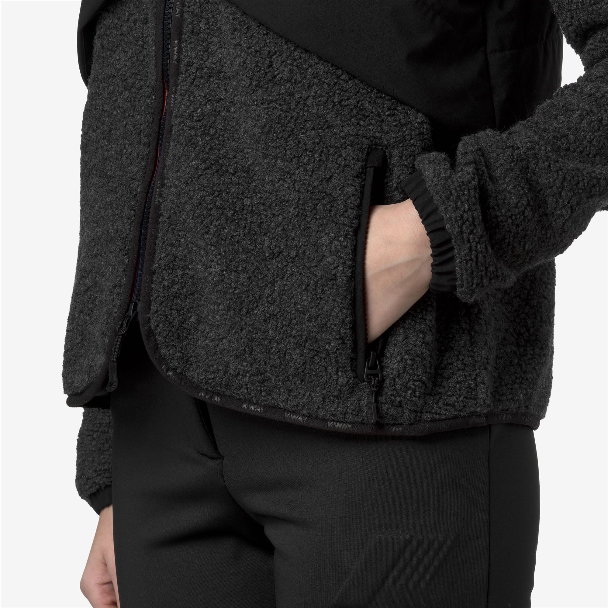 LUBERON W POLAR - Fleece - Jacket - Woman - BLACK PURE - Image 2