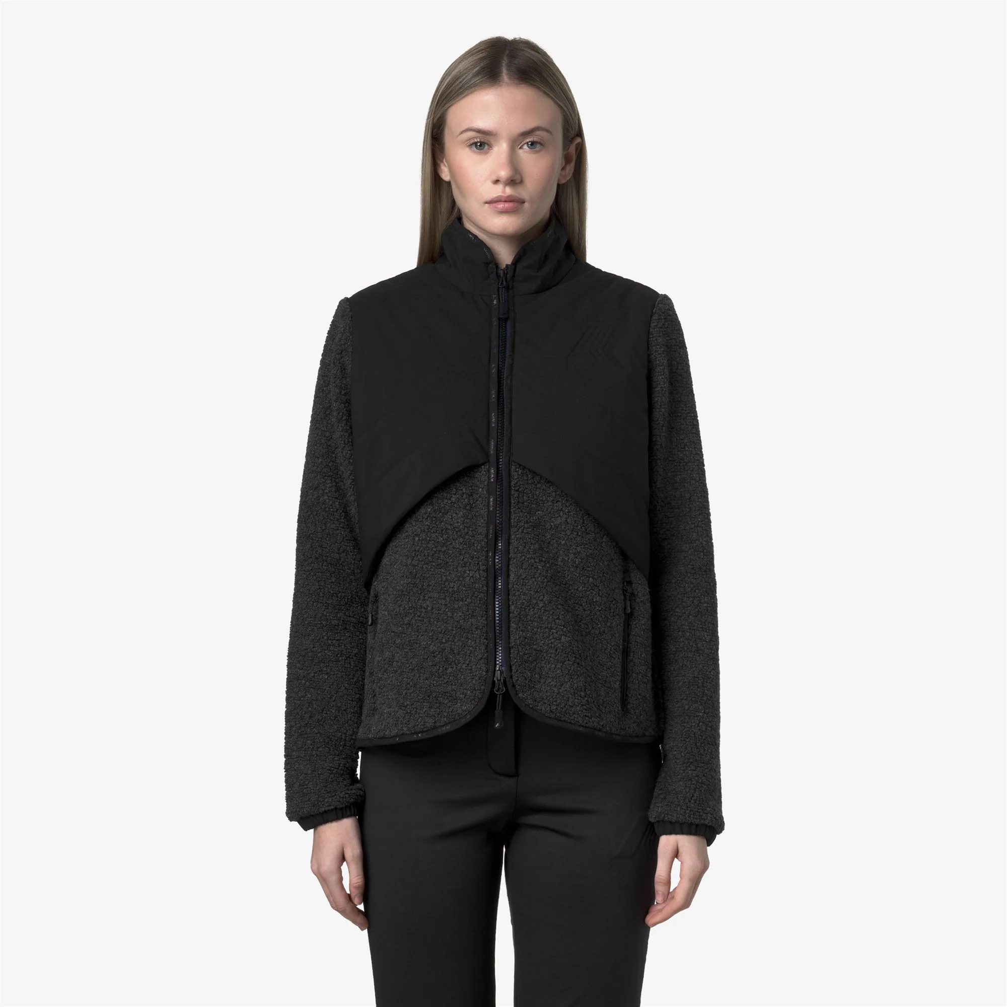 LUBERON W POLAR - Fleece - Jacket - Woman - BLACK PURE - Image 3