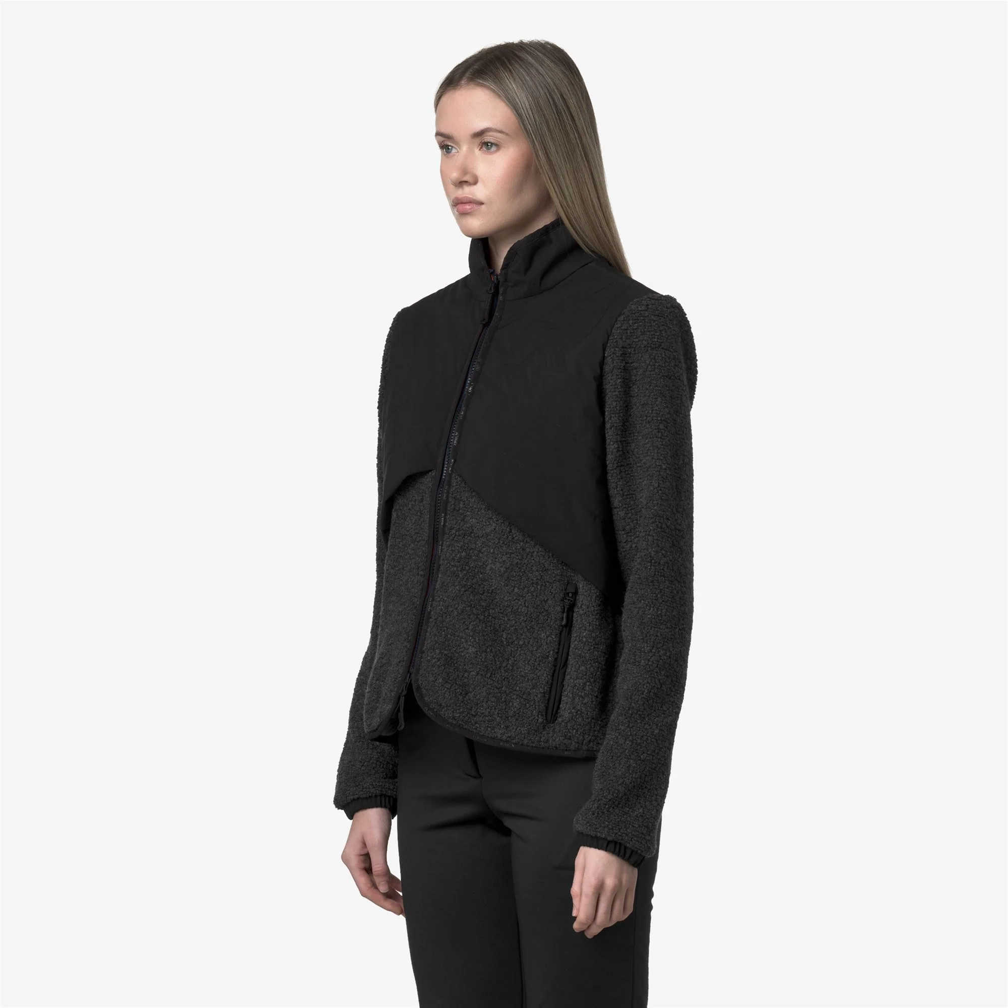 LUBERON W POLAR - Fleece - Jacket - Woman - BLACK PURE - Image 4