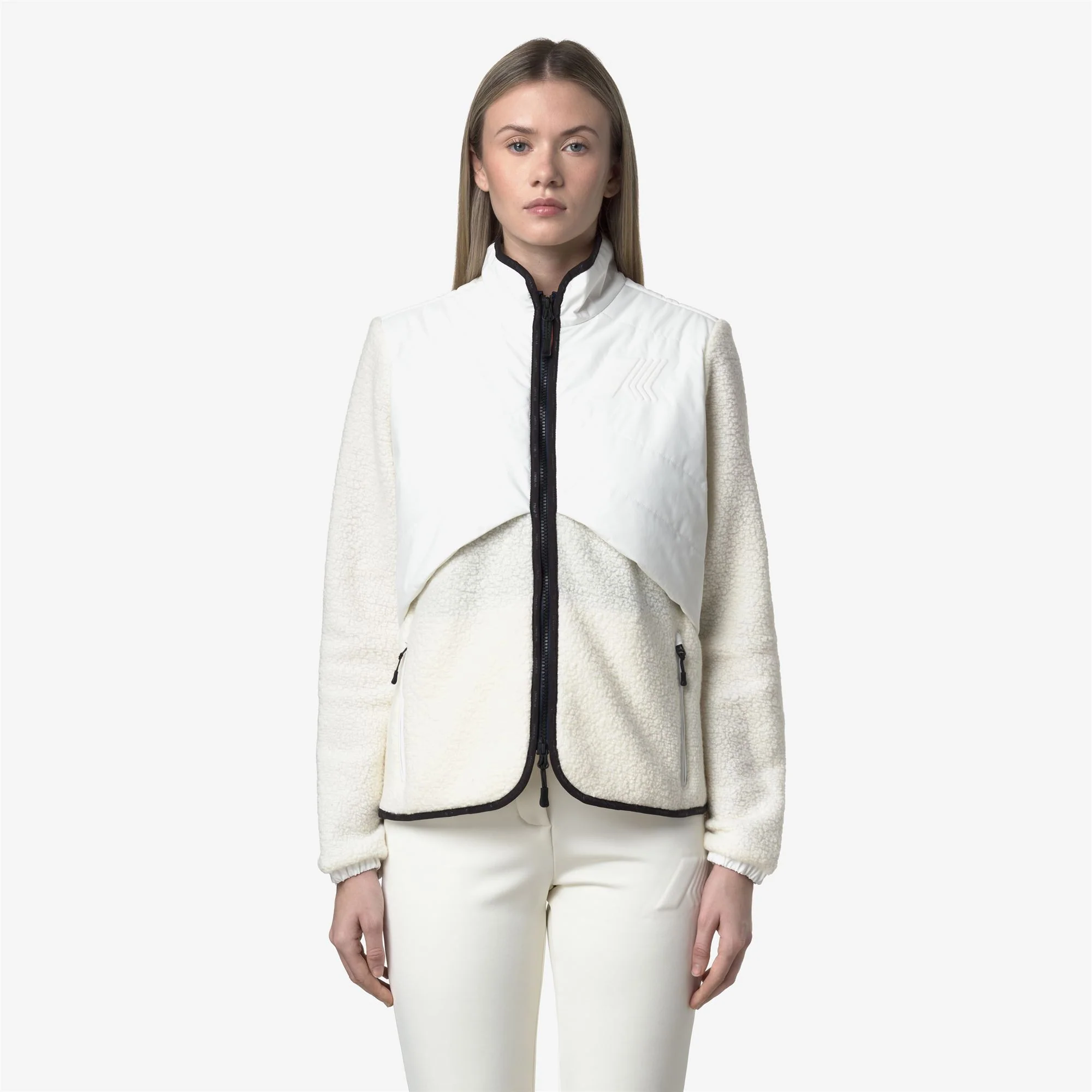 LUBERON W POLAR - Fleece - Jacket - Woman - WHITE GARDENIA - Image 3