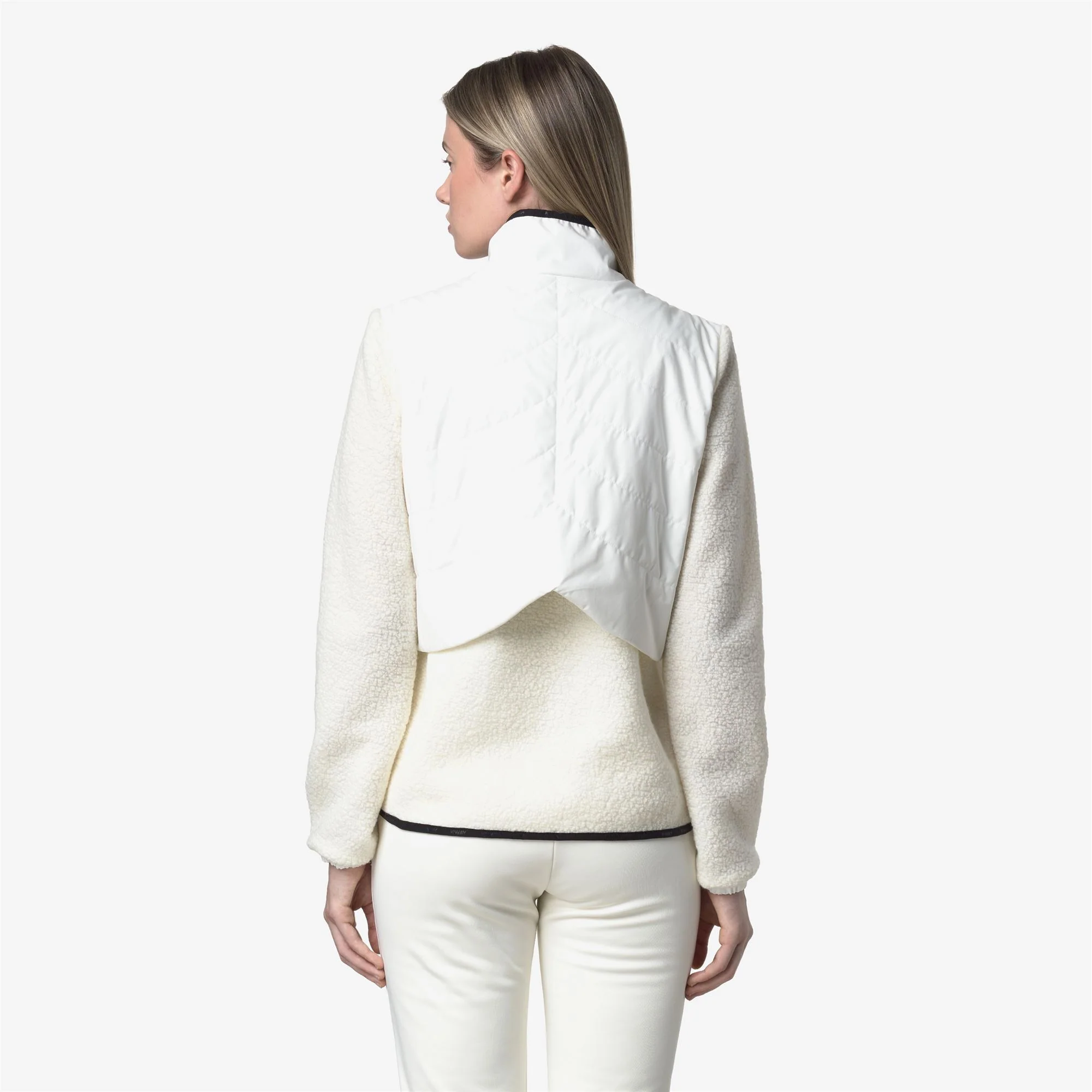 LUBERON W POLAR - Fleece - Jacket - Woman - WHITE GARDENIA - Image 5