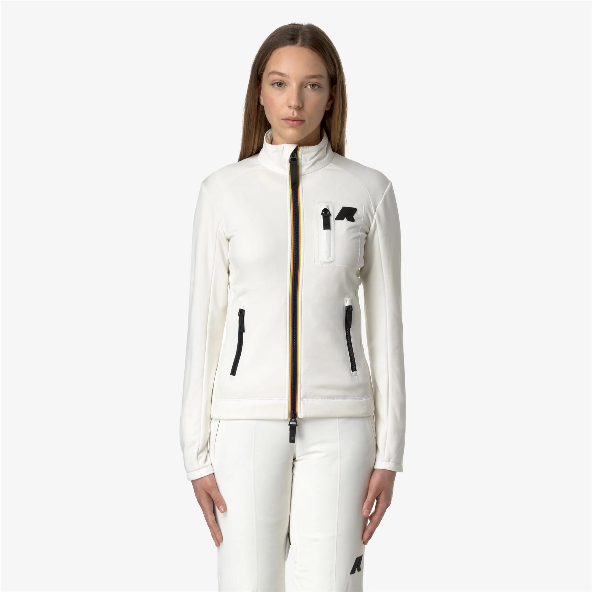 MARNAZ - Fleece - Jacket - Woman - WHITE GARDENIA - Image 3
