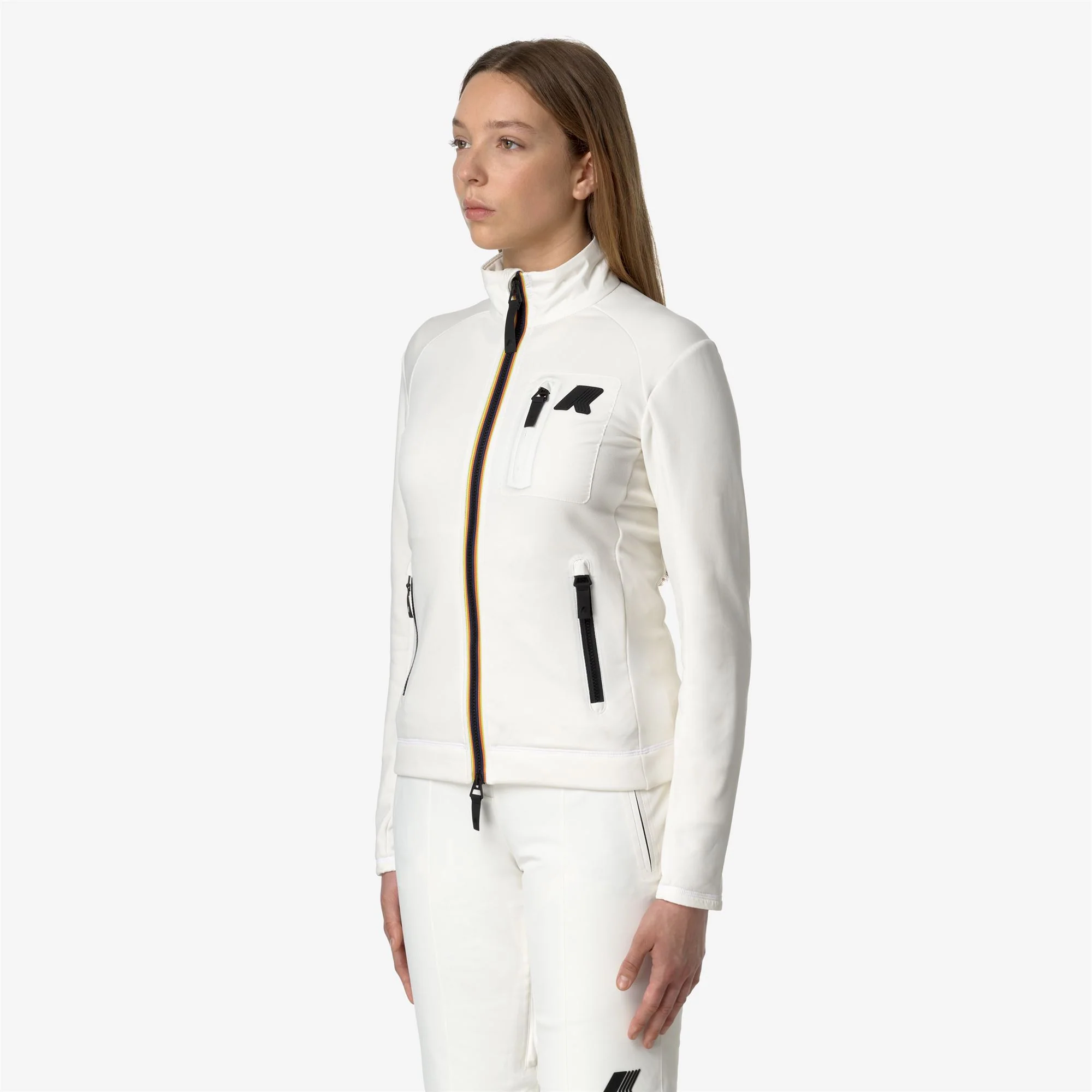 MARNAZ - Fleece - Jacket - Woman - WHITE GARDENIA - Image 4