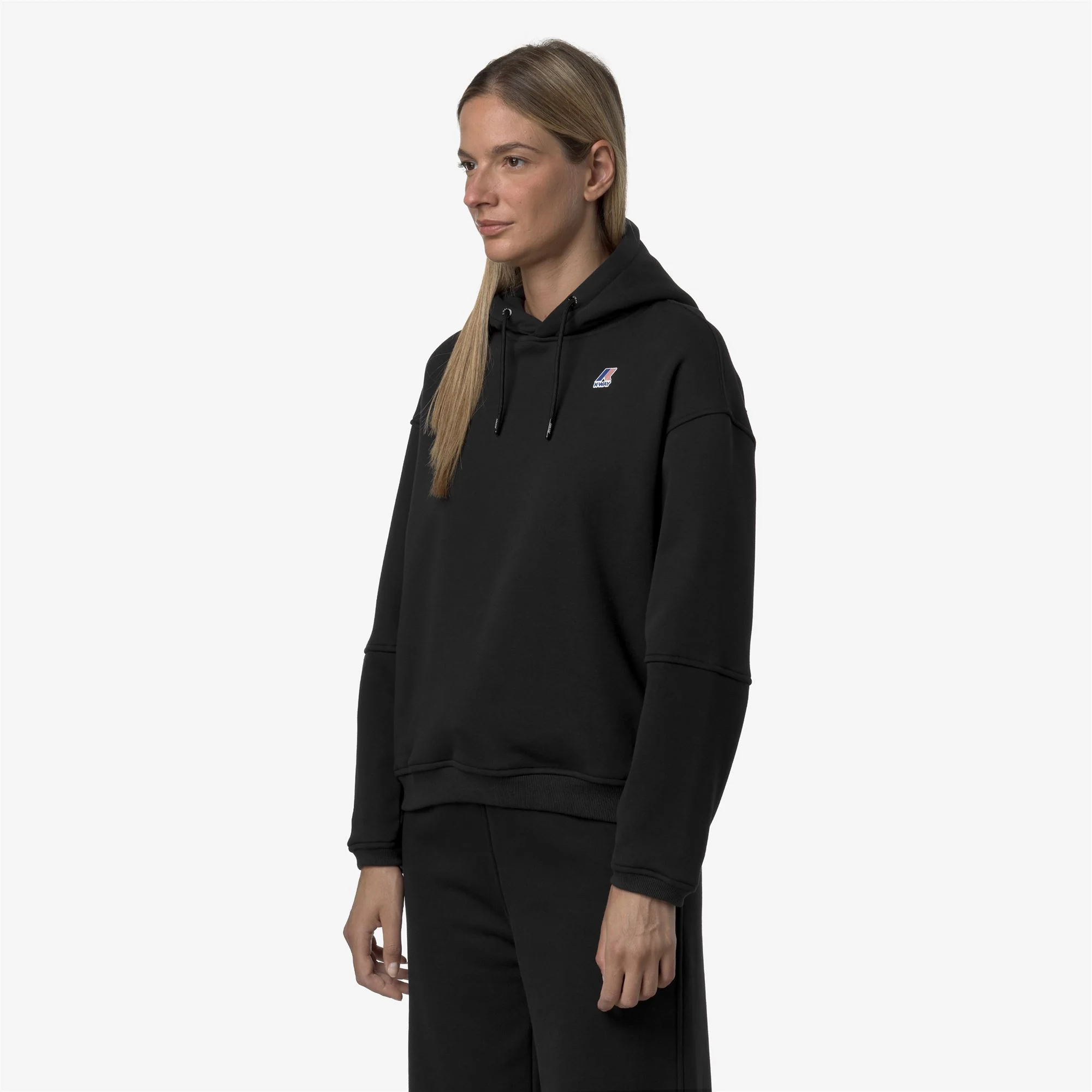 NINETTE BRUSHED PC - Fleece - Hoodie - Woman - BLACK PURE - Image 4