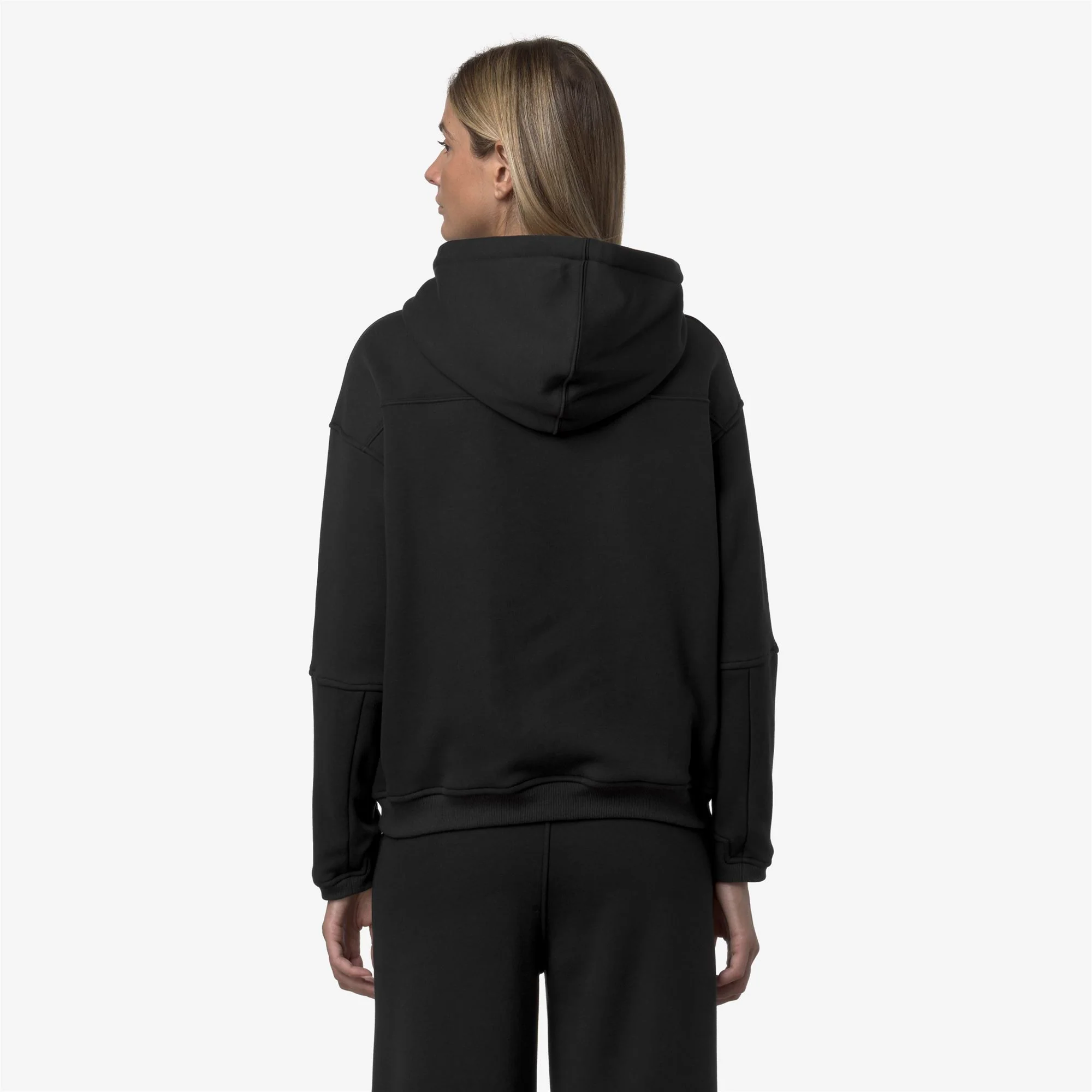 NINETTE BRUSHED PC - Fleece - Hoodie - Woman - BLACK PURE - Image 5