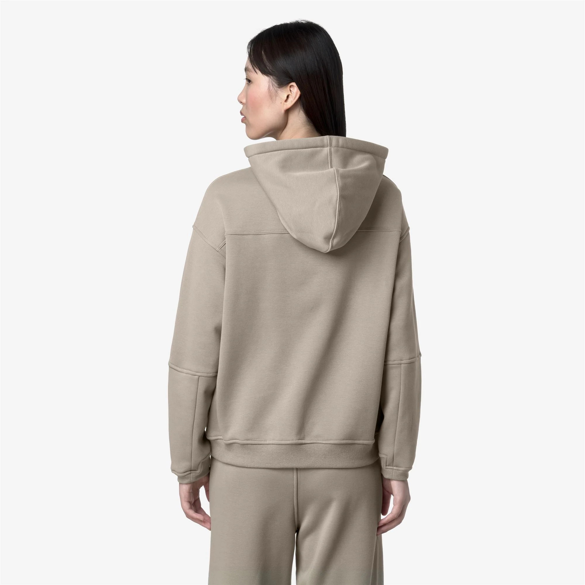 NINETTE BRUSHED PC - Fleece - Hoodie - Woman - GREEN OAK - Image 5