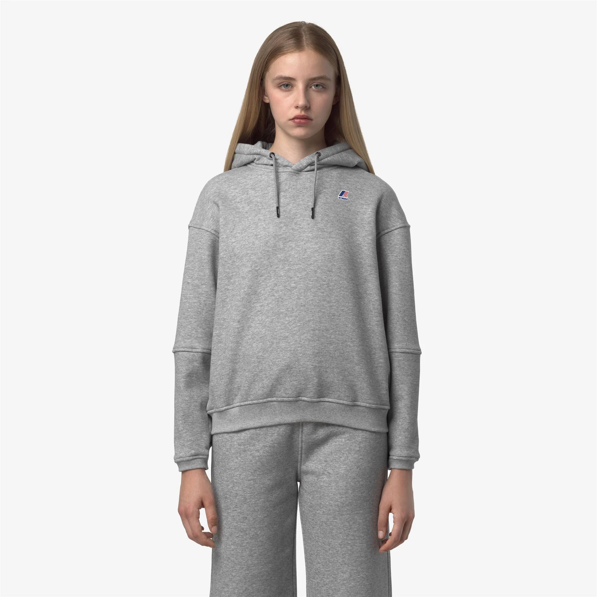 NINETTE BRUSHED PC - Fleece - Hoodie - Woman - GREY MELANGE MID - Image 3