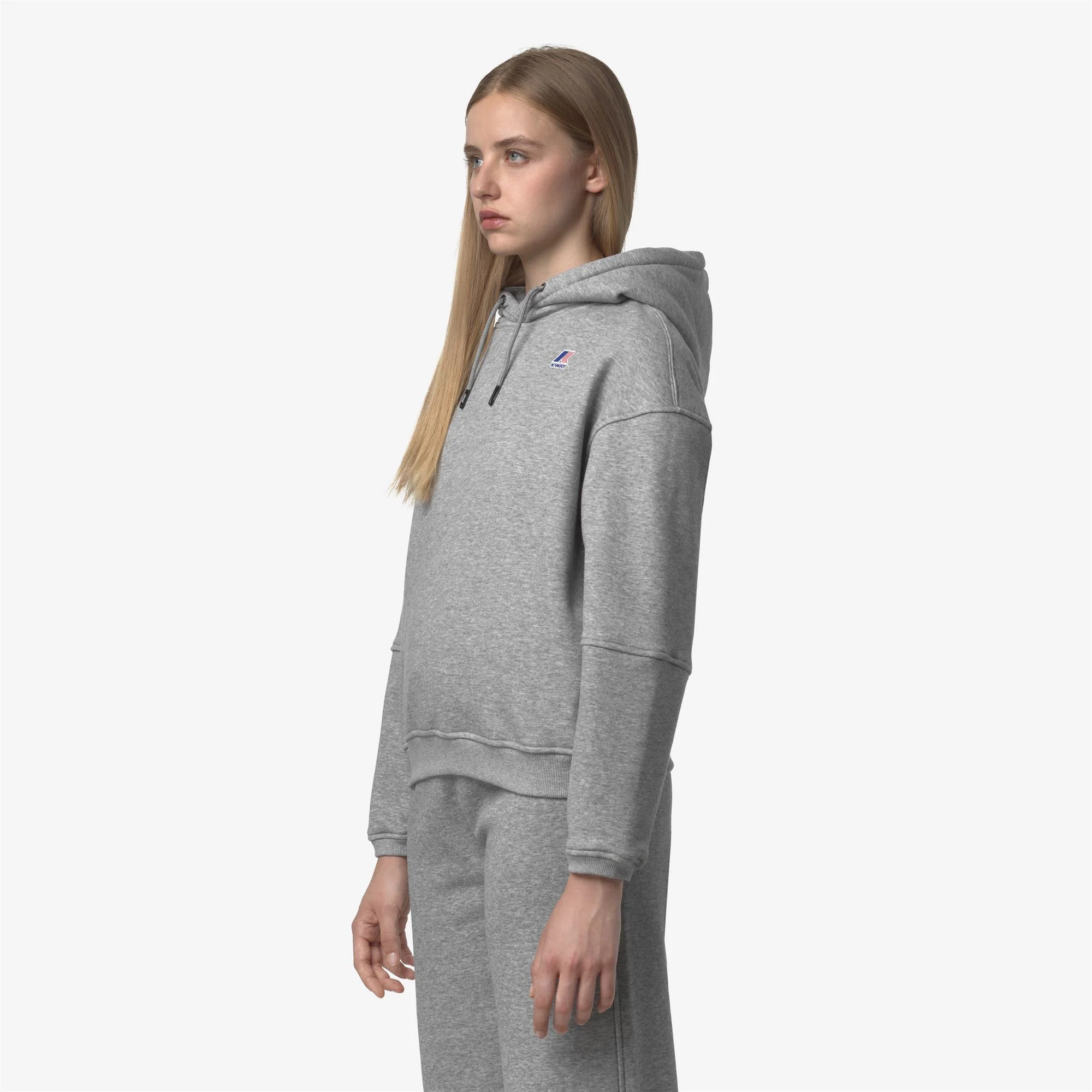 NINETTE BRUSHED PC - Fleece - Hoodie - Woman - GREY MELANGE MID - Image 4