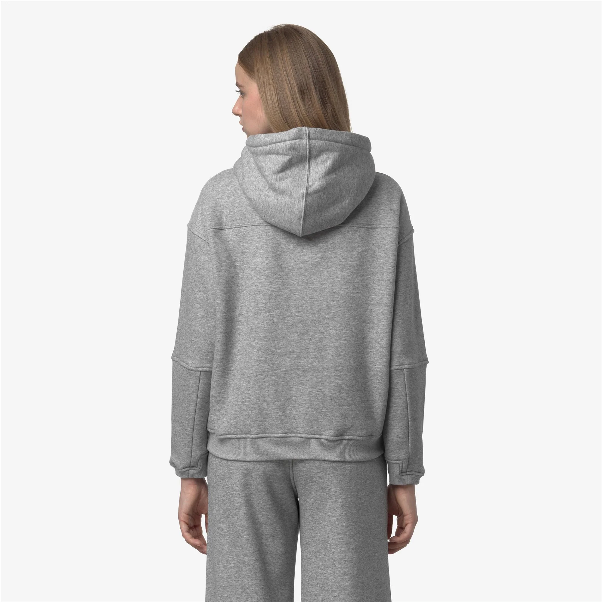 NINETTE BRUSHED PC - Fleece - Hoodie - Woman - GREY MELANGE MID - Image 5