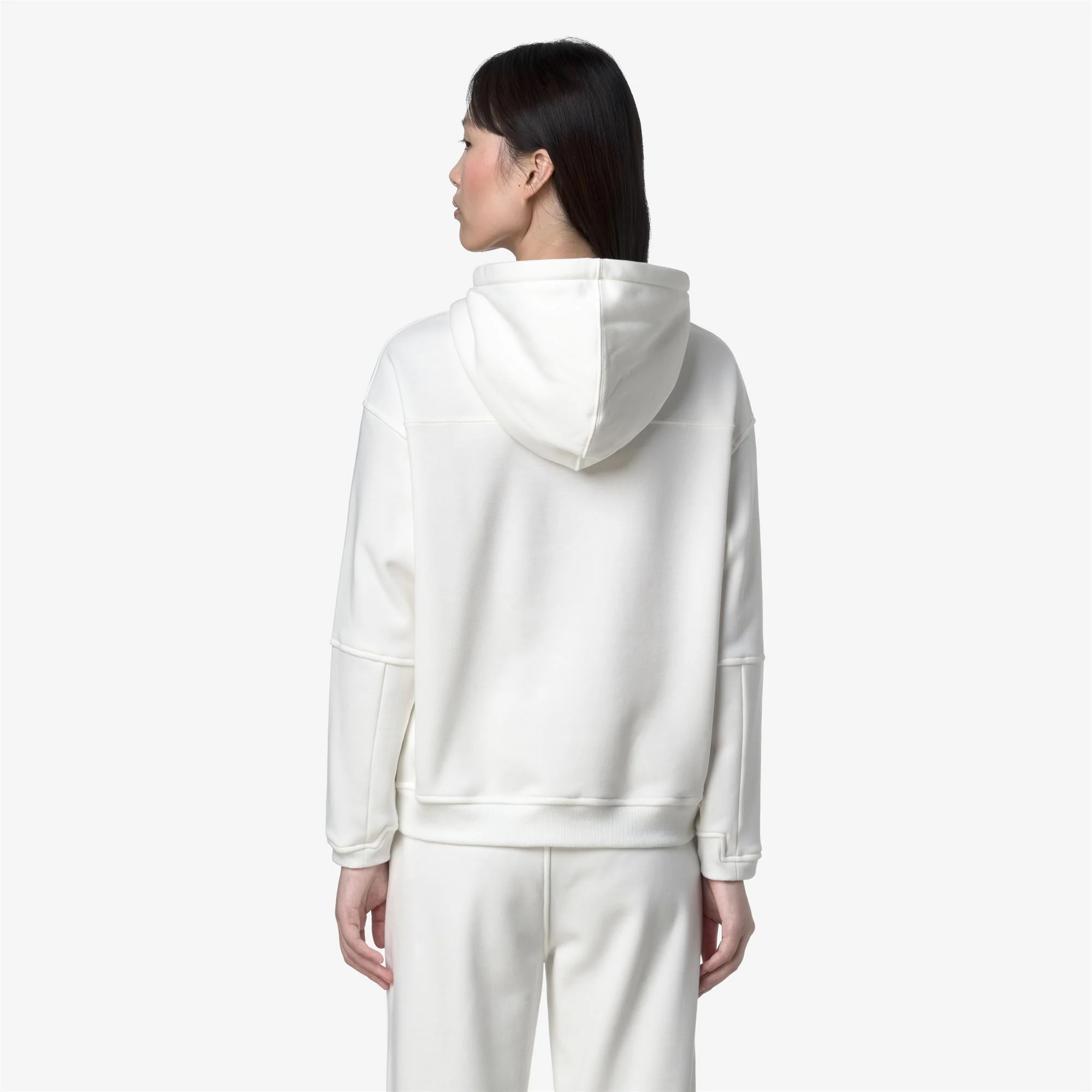 NINETTE BRUSHED PC - Fleece - Hoodie - Woman - WHITE GARDENIA - Image 5