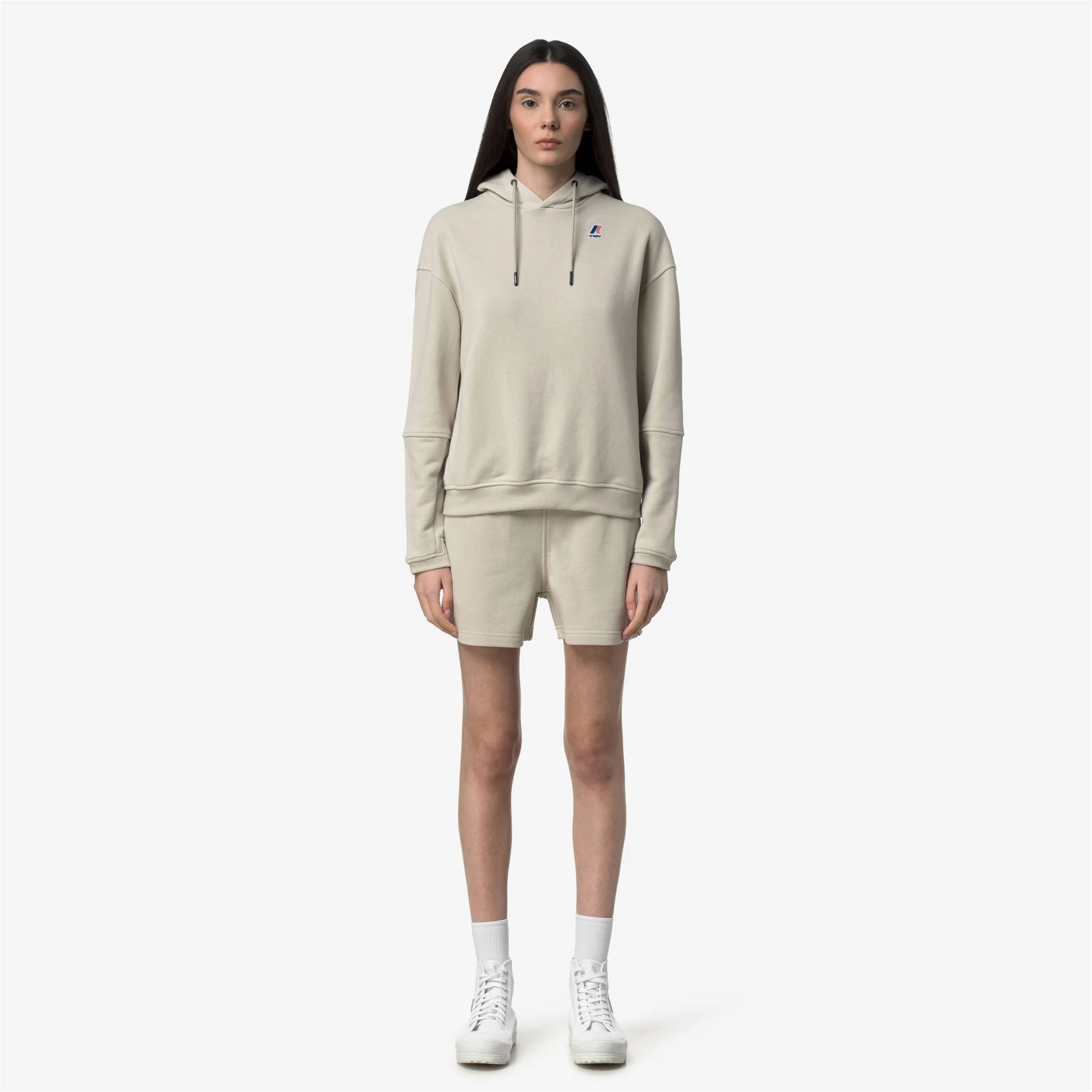 NINETTE POLY COTTON - Fleece - Jumper - Woman - BEIGE LT - Image 3