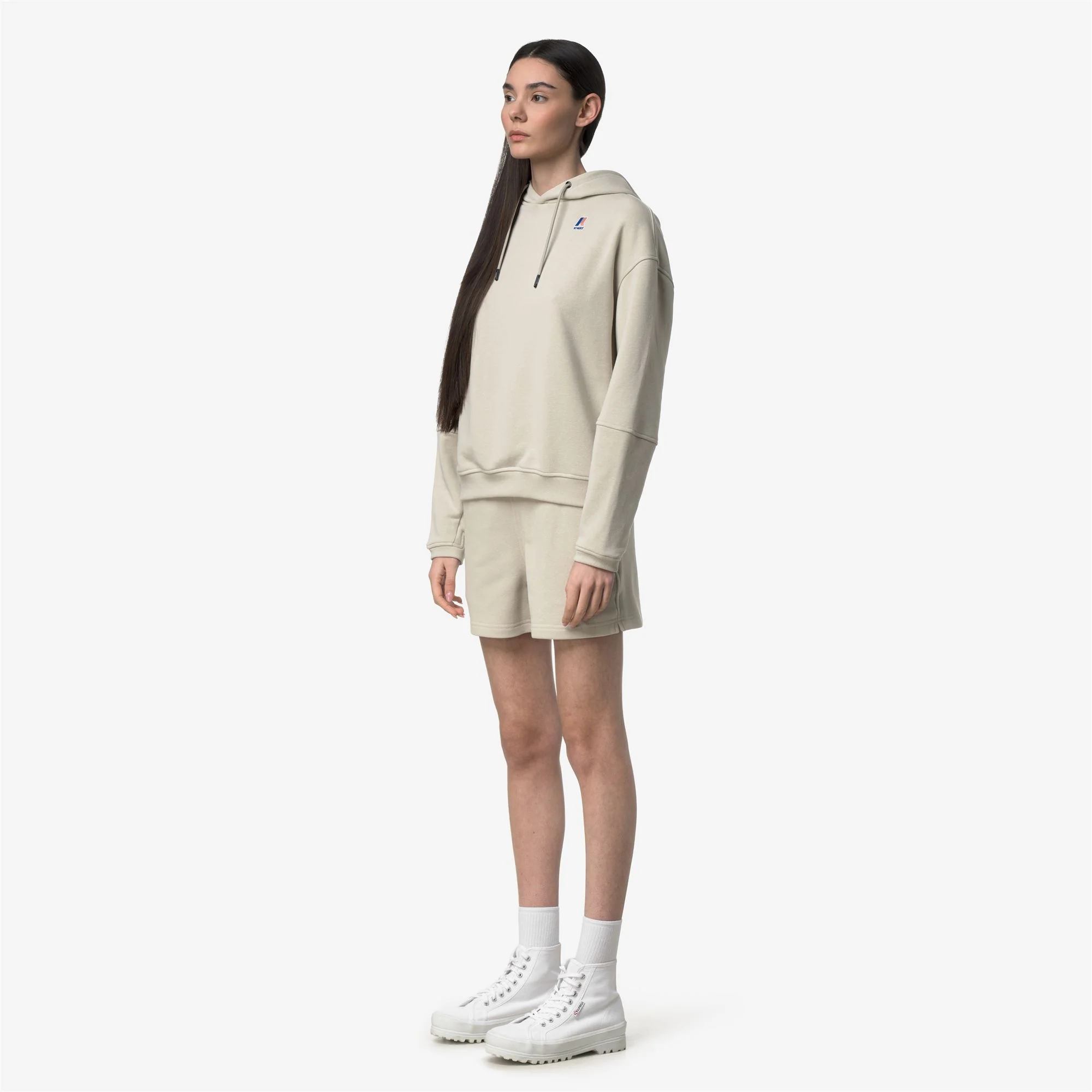 NINETTE POLY COTTON - Fleece - Jumper - Woman - BEIGE LT - Image 4