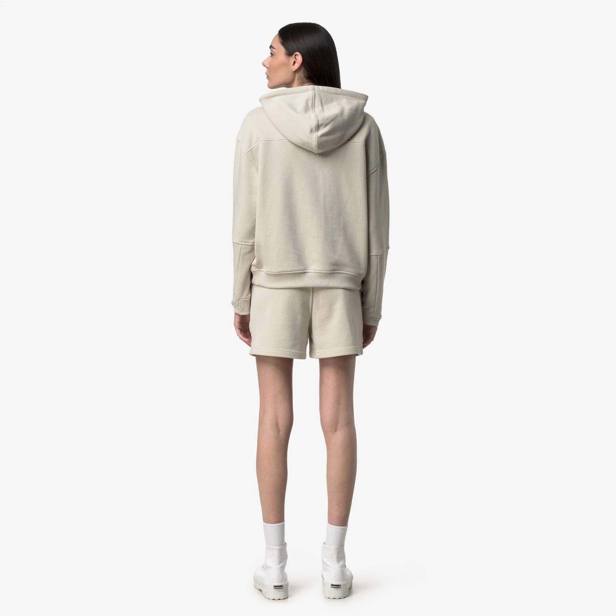 NINETTE POLY COTTON - Fleece - Jumper - Woman - BEIGE LT - Image 5