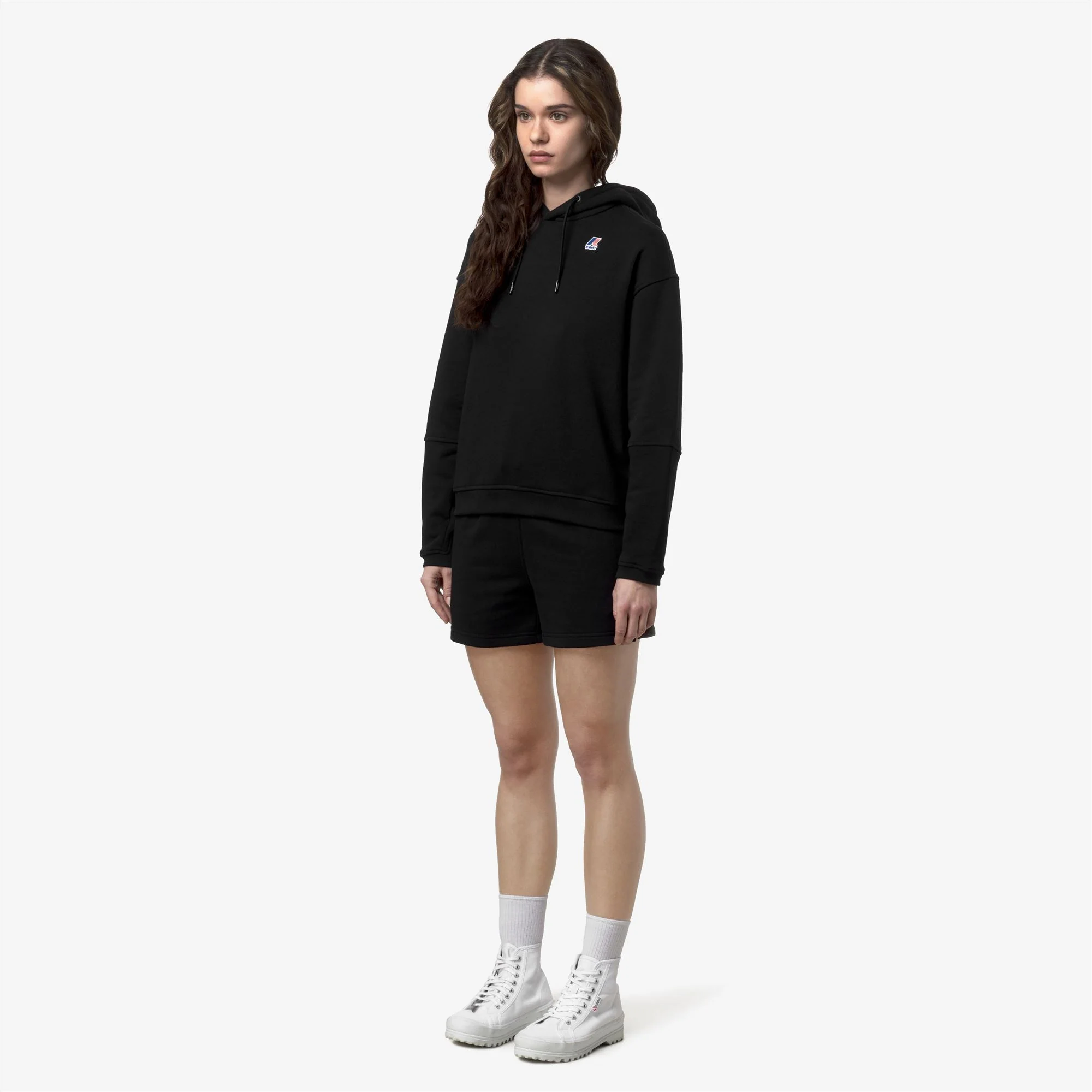 NINETTE POLY COTTON - Fleece - Jumper - Woman - BLACK PURE - Image 4