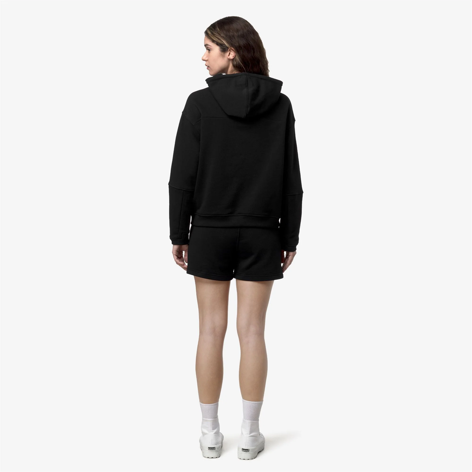 NINETTE POLY COTTON - Fleece - Jumper - Woman - BLACK PURE - Image 5