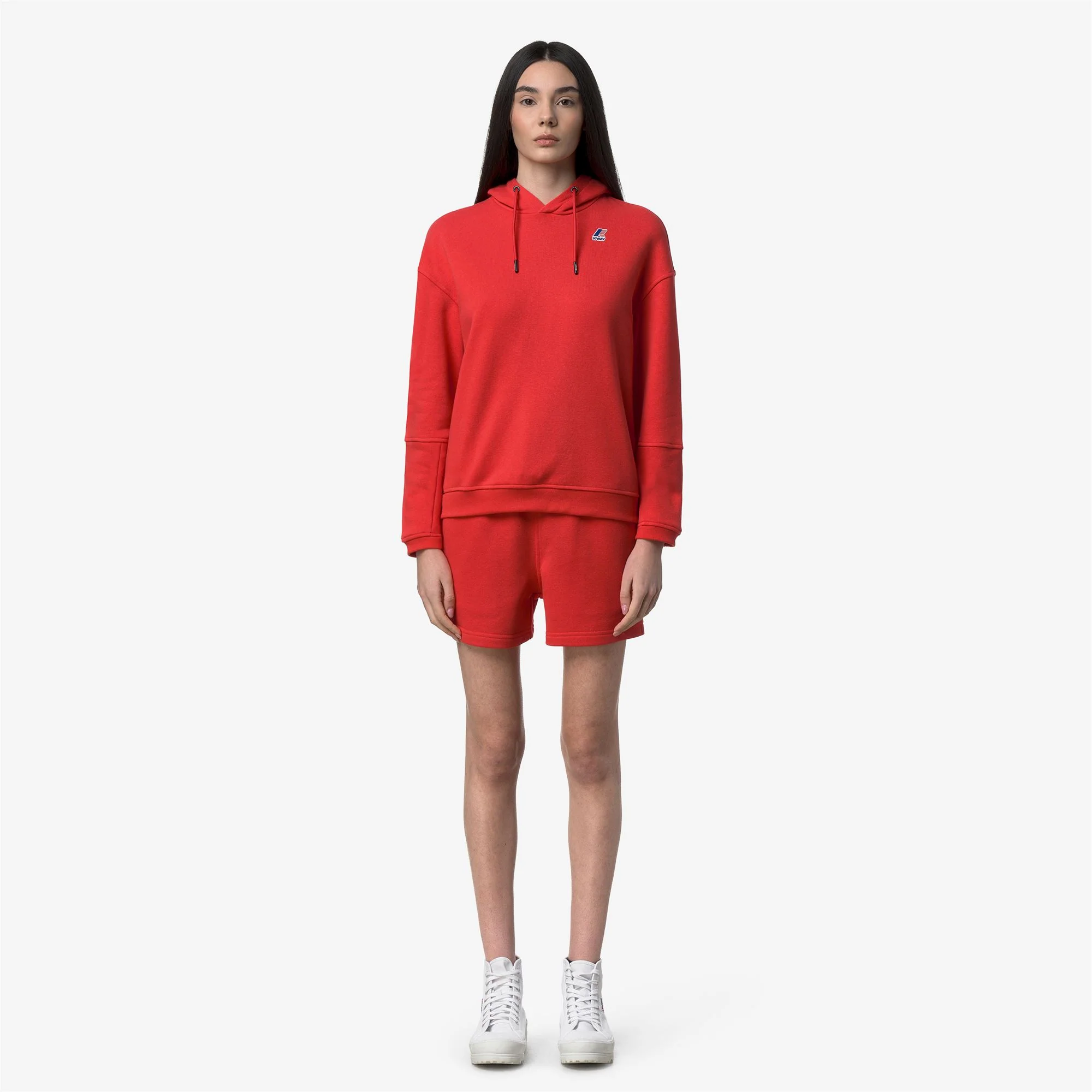 NINETTE POLY COTTON - Fleece - Jumper - Woman - RED POPPY - Image 3