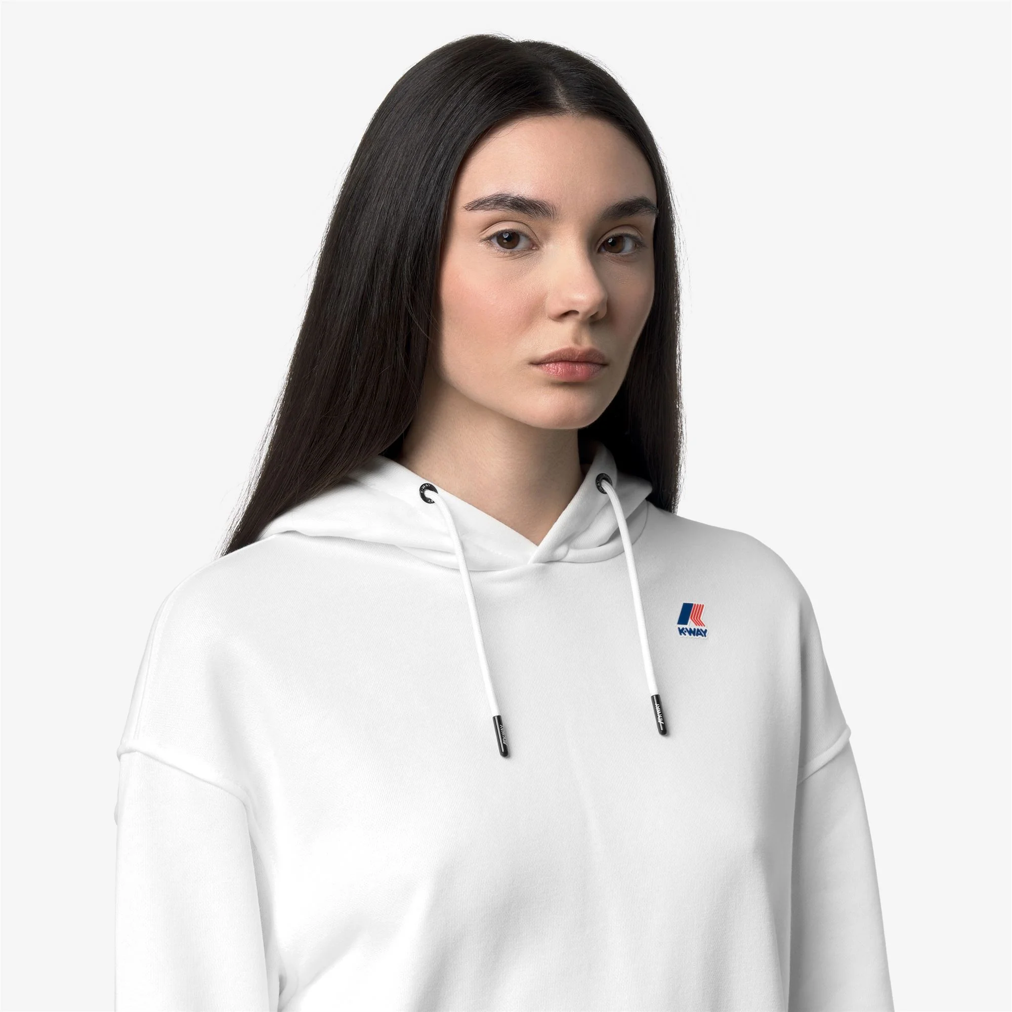 NINETTE POLY COTTON - Fleece - Jumper - Woman - WHITE - Image 2
