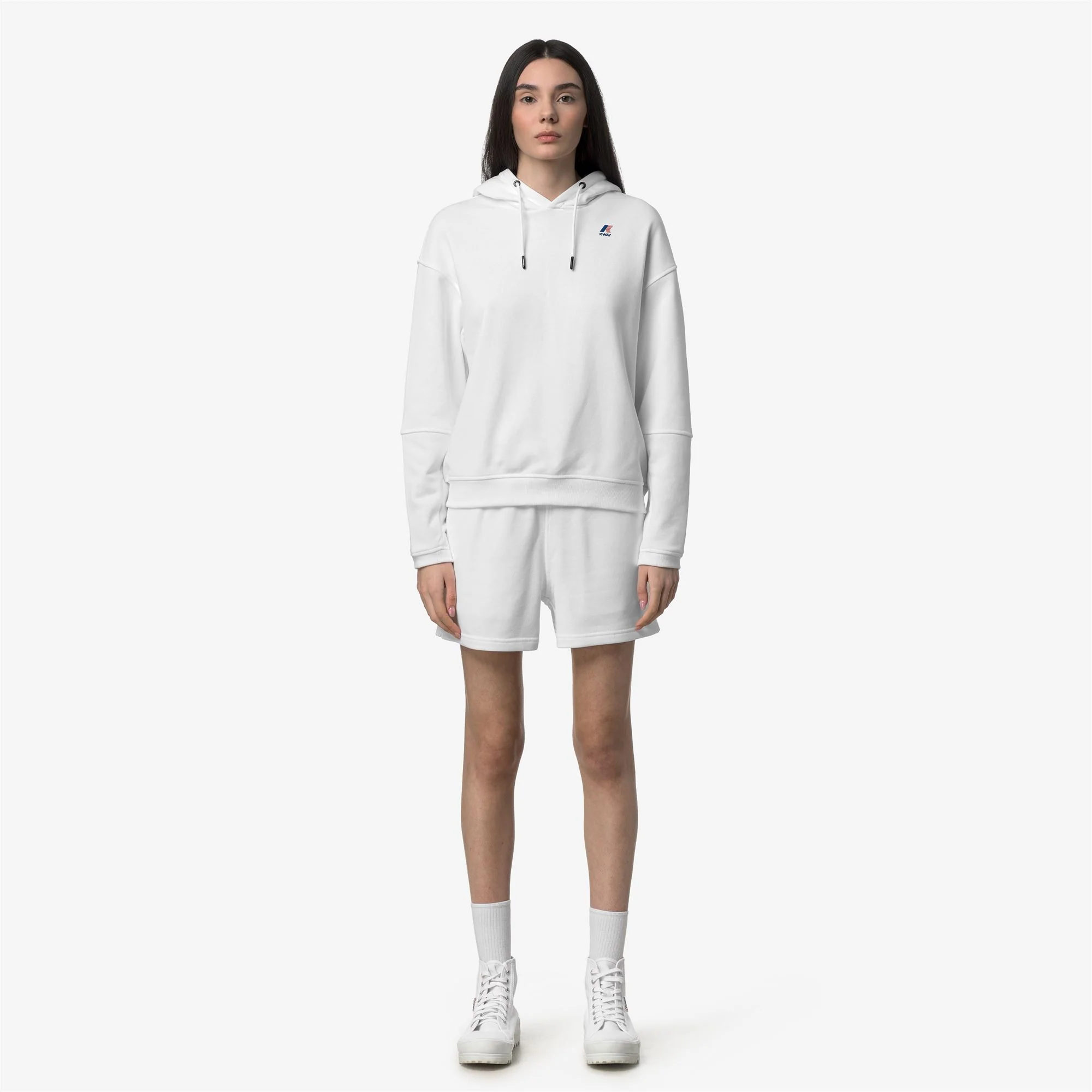 NINETTE POLY COTTON - Fleece - Jumper - Woman - WHITE - Image 3