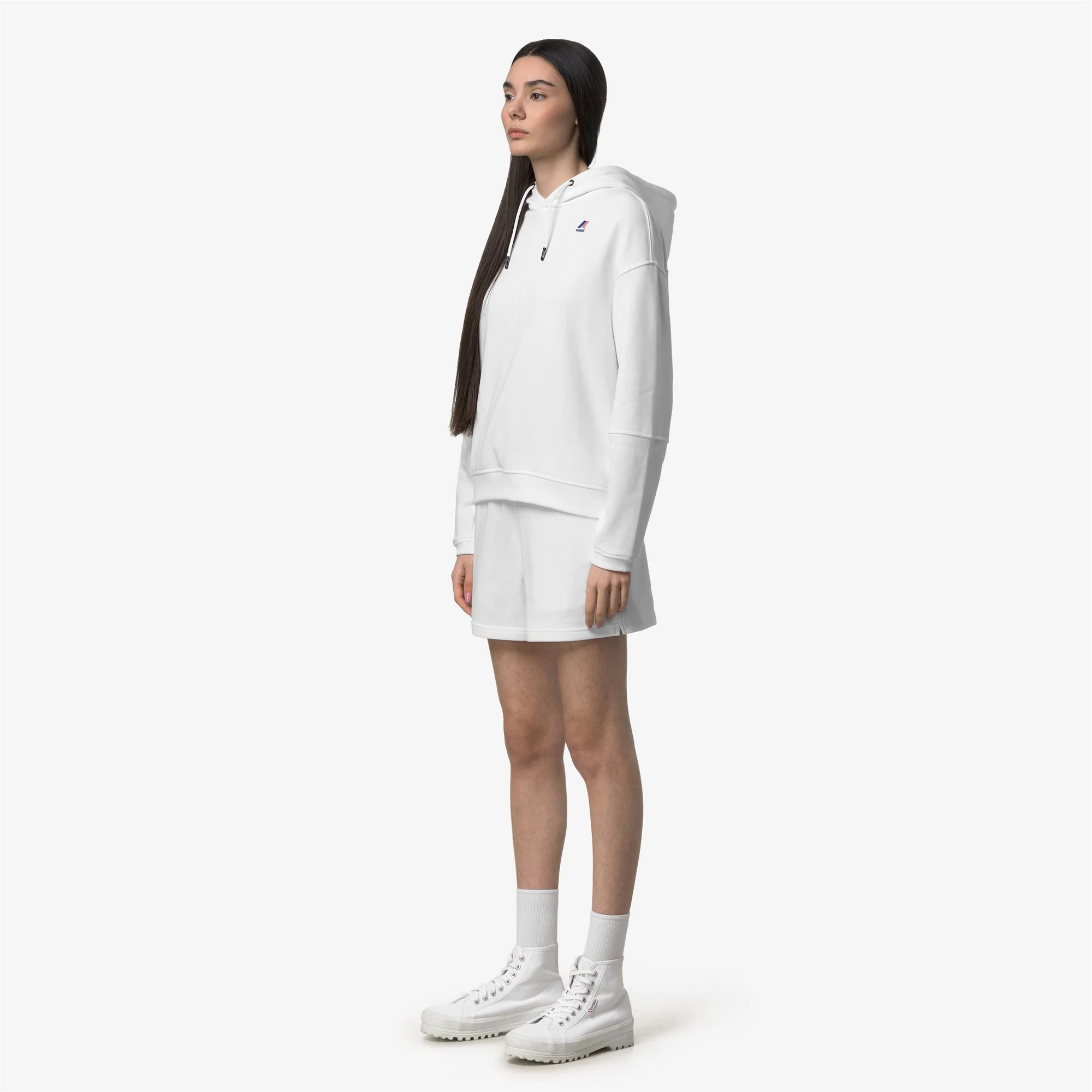NINETTE POLY COTTON - Fleece - Jumper - Woman - WHITE - Image 4