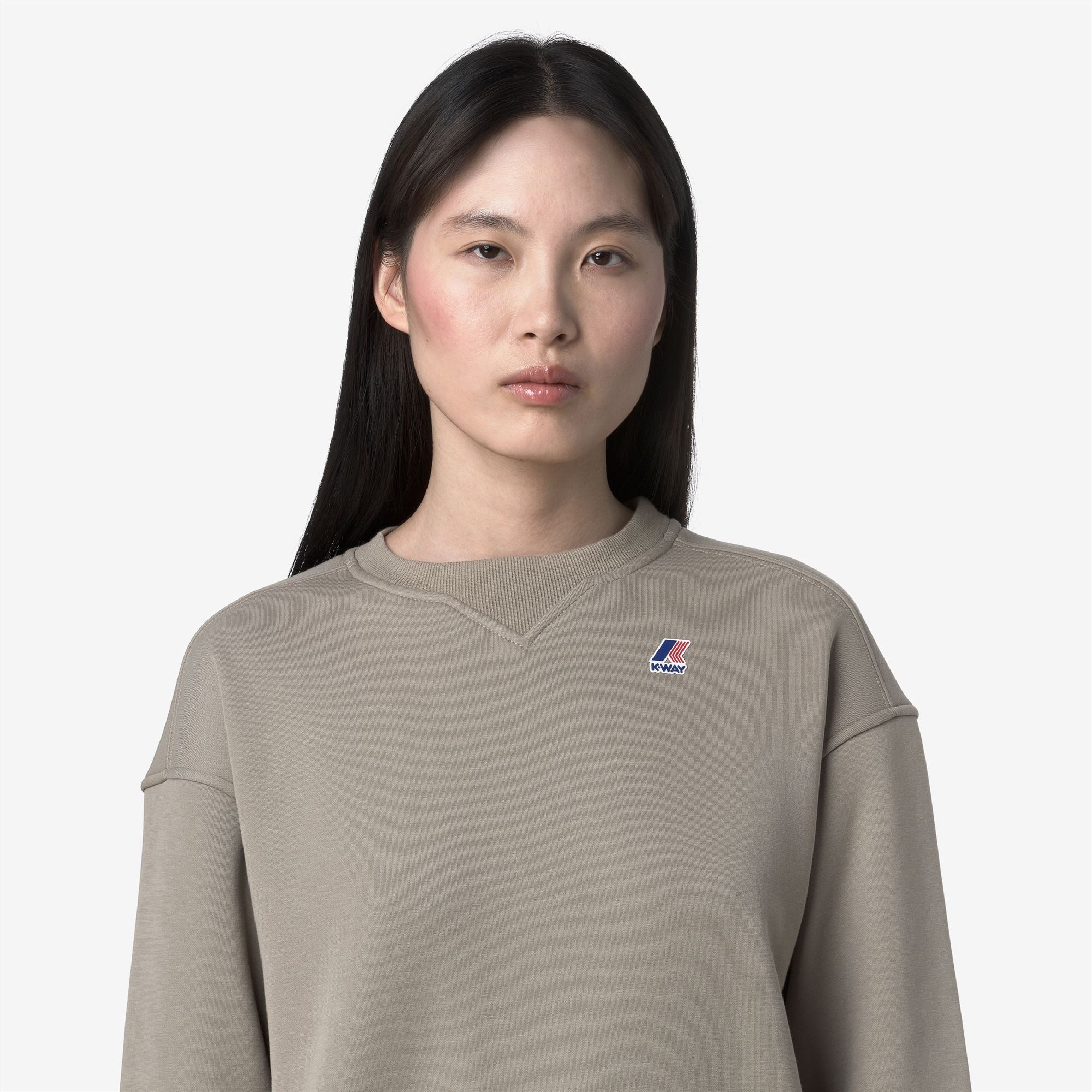 NOELLA BRUSHED PC - Fleece - Jumper - Woman - GREEN OAK - Image 2