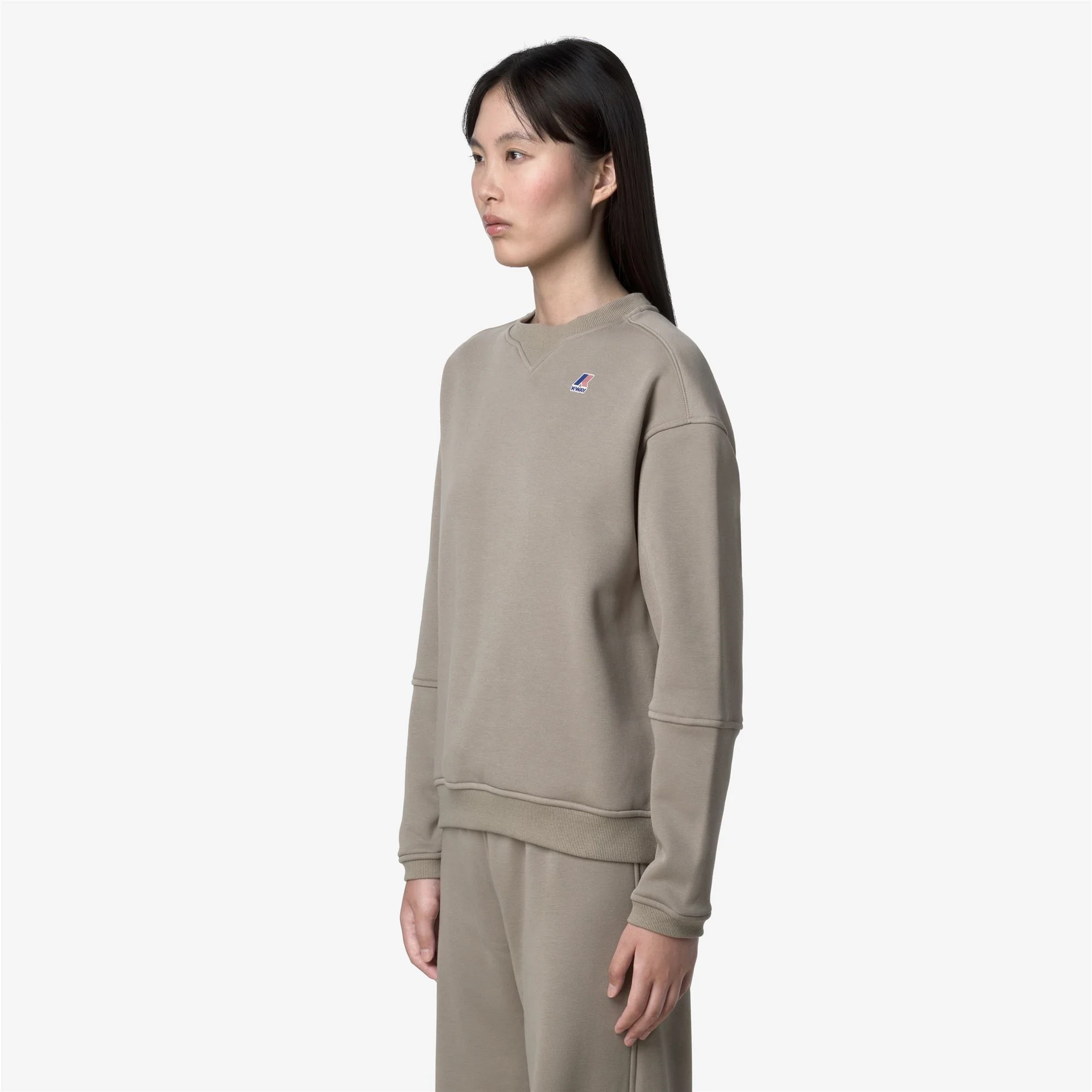 NOELLA BRUSHED PC - Fleece - Jumper - Woman - GREEN OAK - Image 4