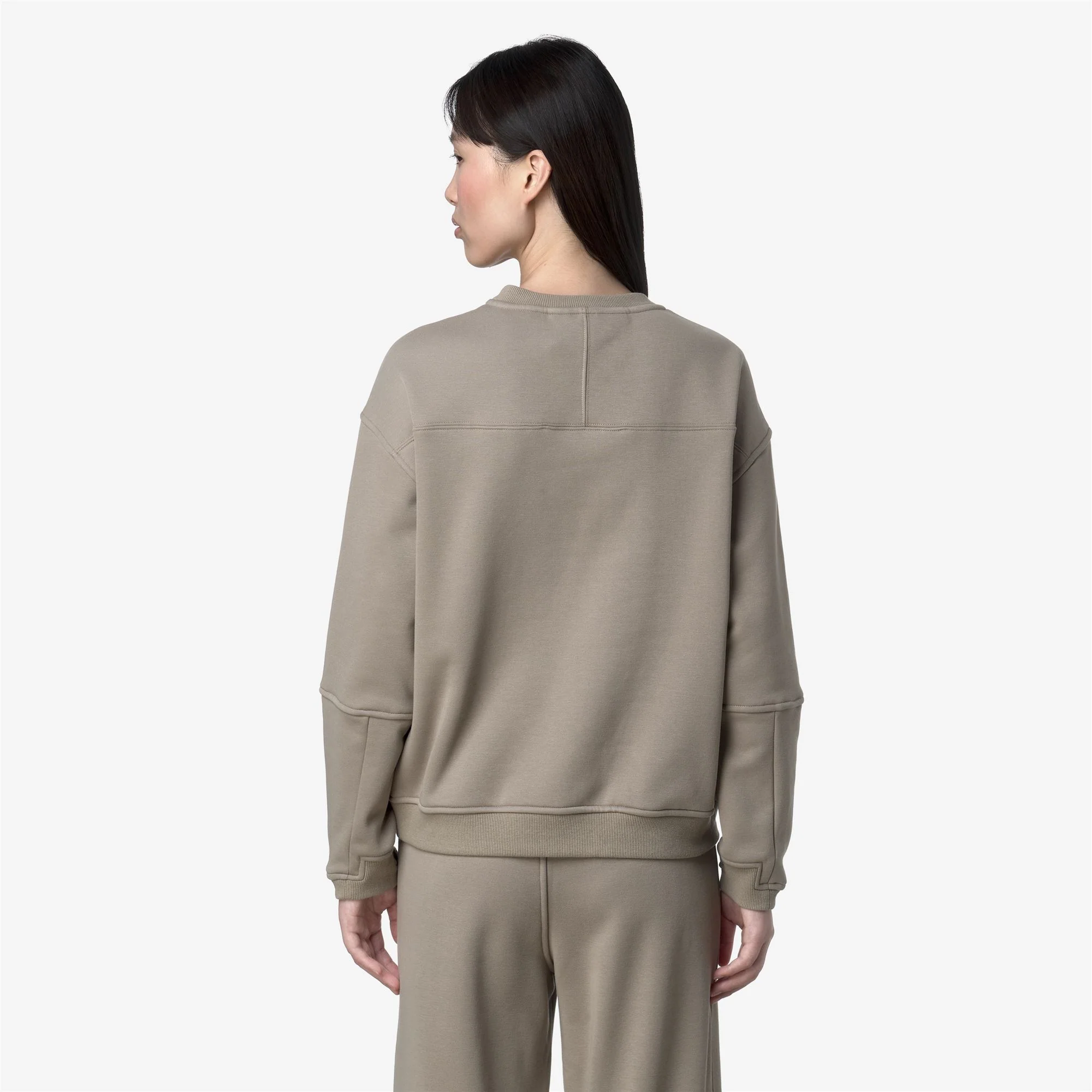 NOELLA BRUSHED PC - Fleece - Jumper - Woman - GREEN OAK - Image 5