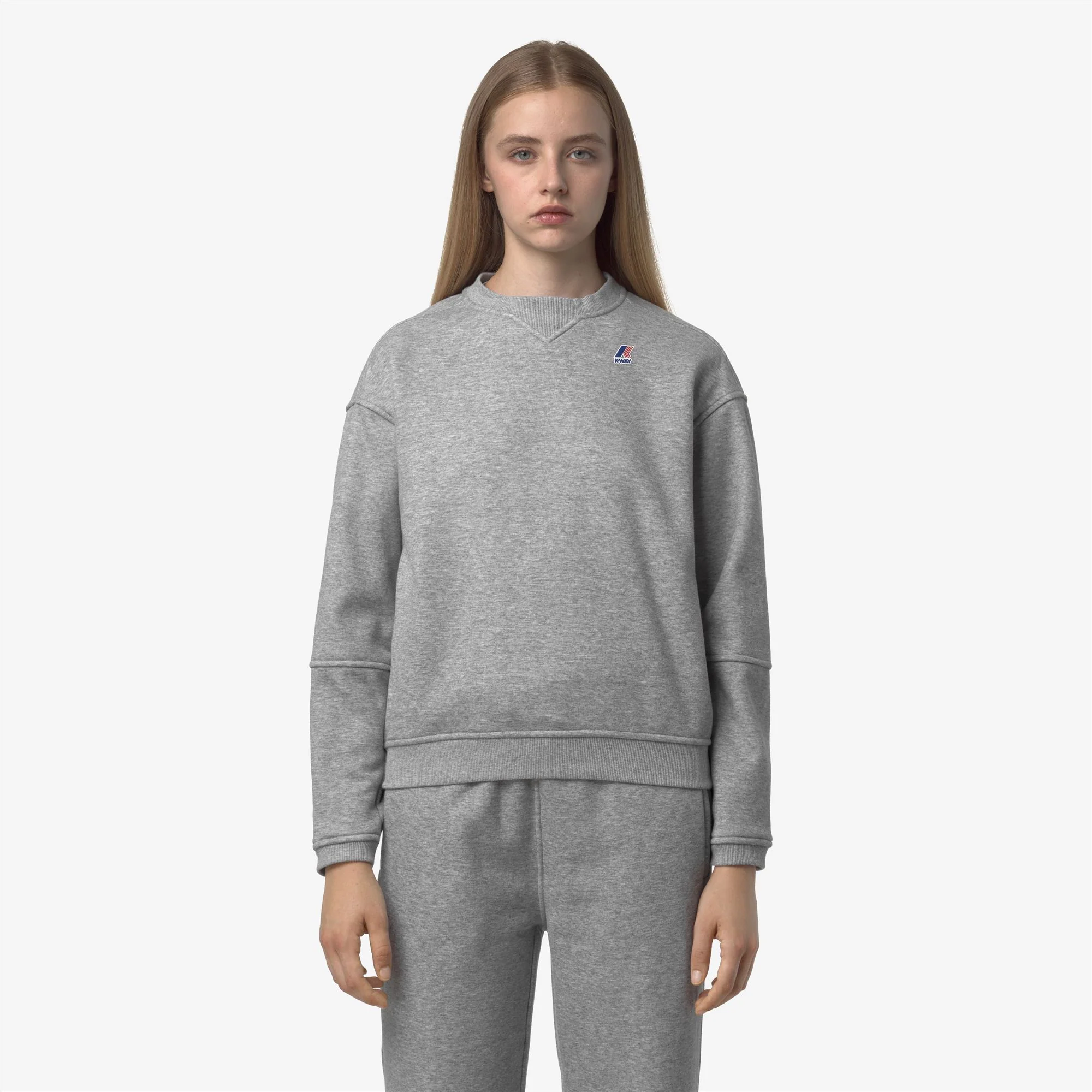 NOELLA BRUSHED PC - Fleece - Jumper - Woman - GREY MELANGE MID - Image 3