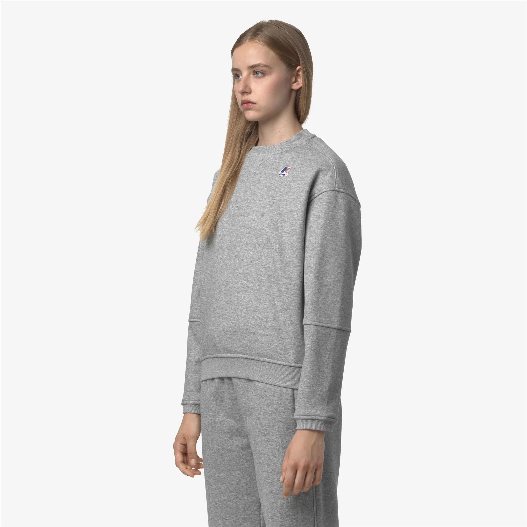NOELLA BRUSHED PC - Fleece - Jumper - Woman - GREY MELANGE MID - Image 4