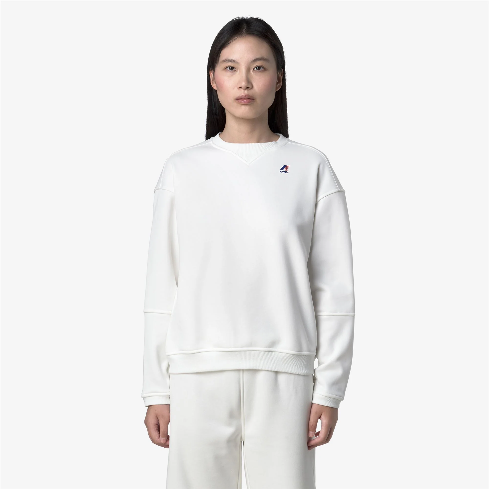 NOELLA BRUSHED PC - Fleece - Jumper - Woman - WHITE GARDENIA - Image 3