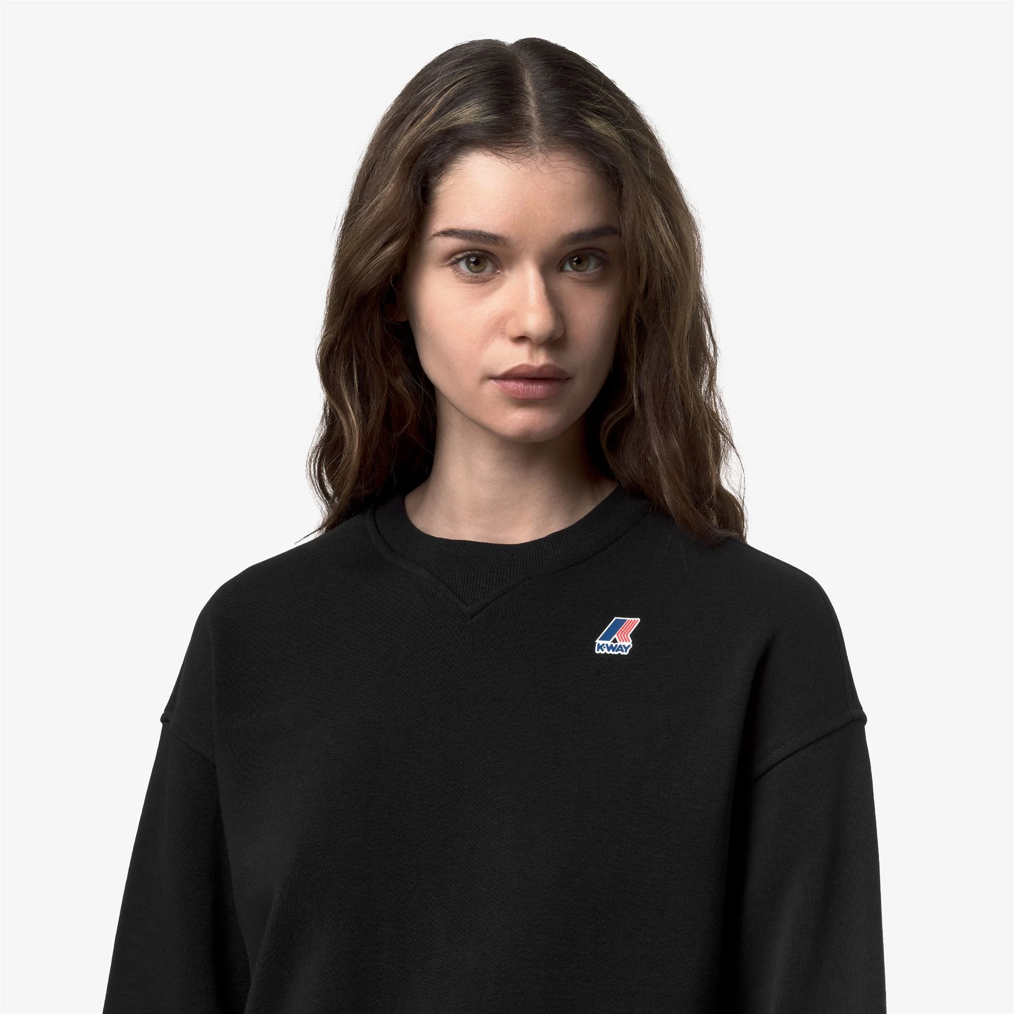 NOELLA POLY COTTON - Fleece - Pull  Over - Woman - BLACK PURE - Image 2