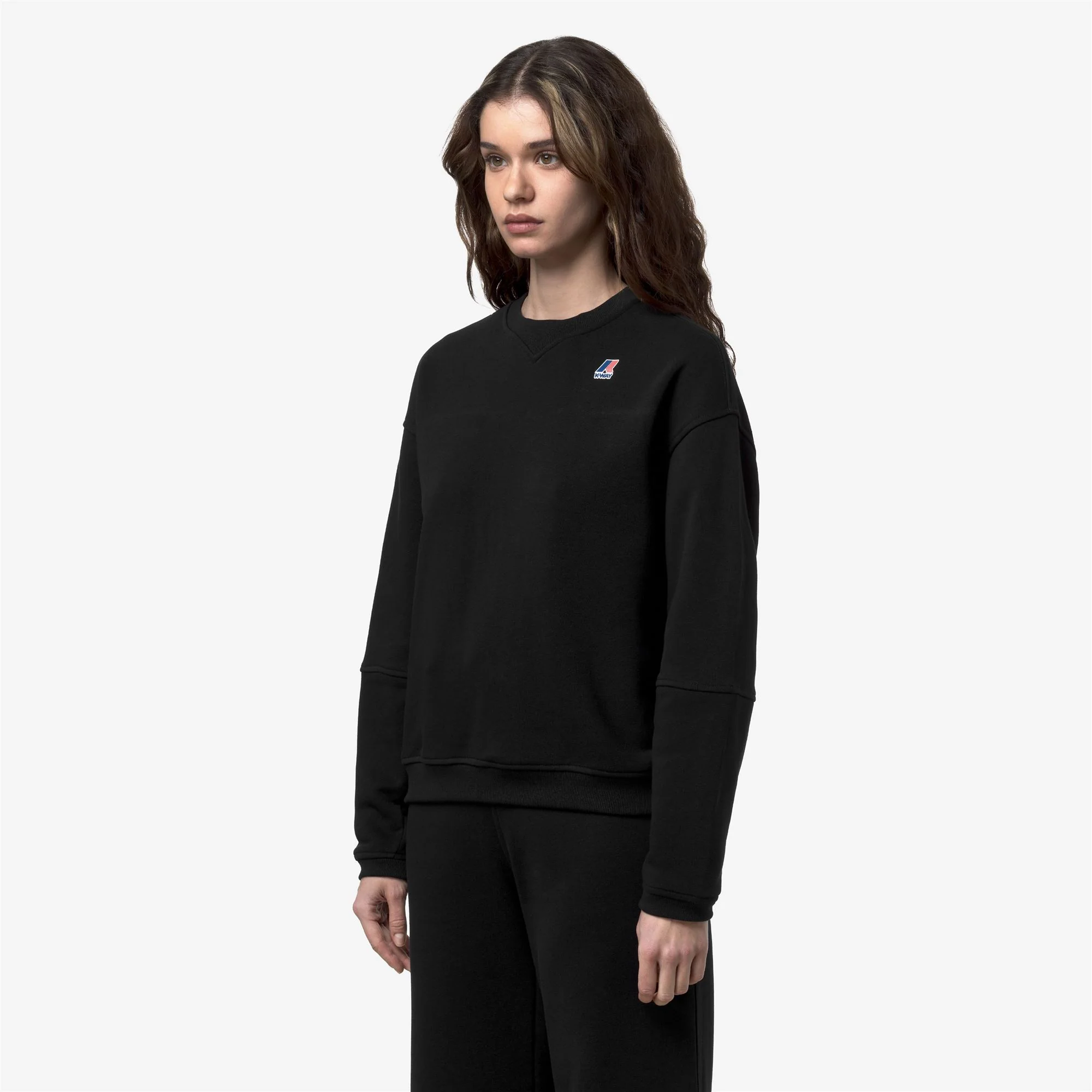 NOELLA POLY COTTON - Fleece - Pull  Over - Woman - BLACK PURE - Image 4