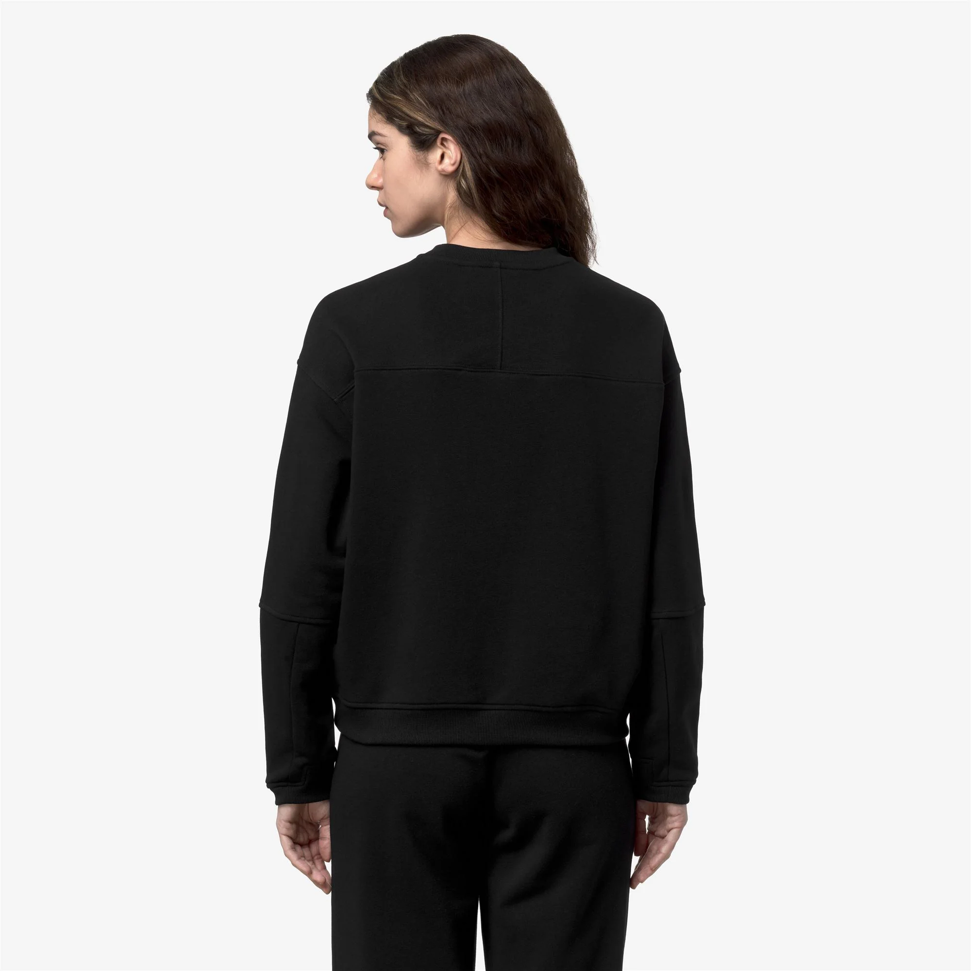 NOELLA POLY COTTON - Fleece - Pull  Over - Woman - BLACK PURE - Image 5