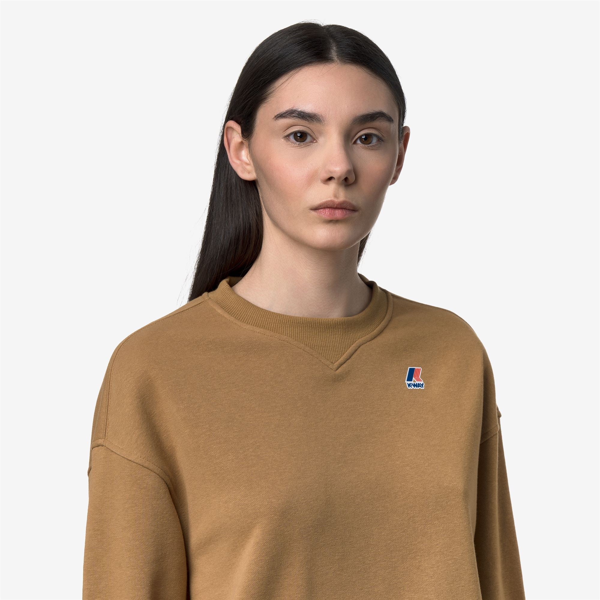NOELLA POLY COTTON - Fleece - Pull  Over - Woman - BROWN BISTRE - Image 2