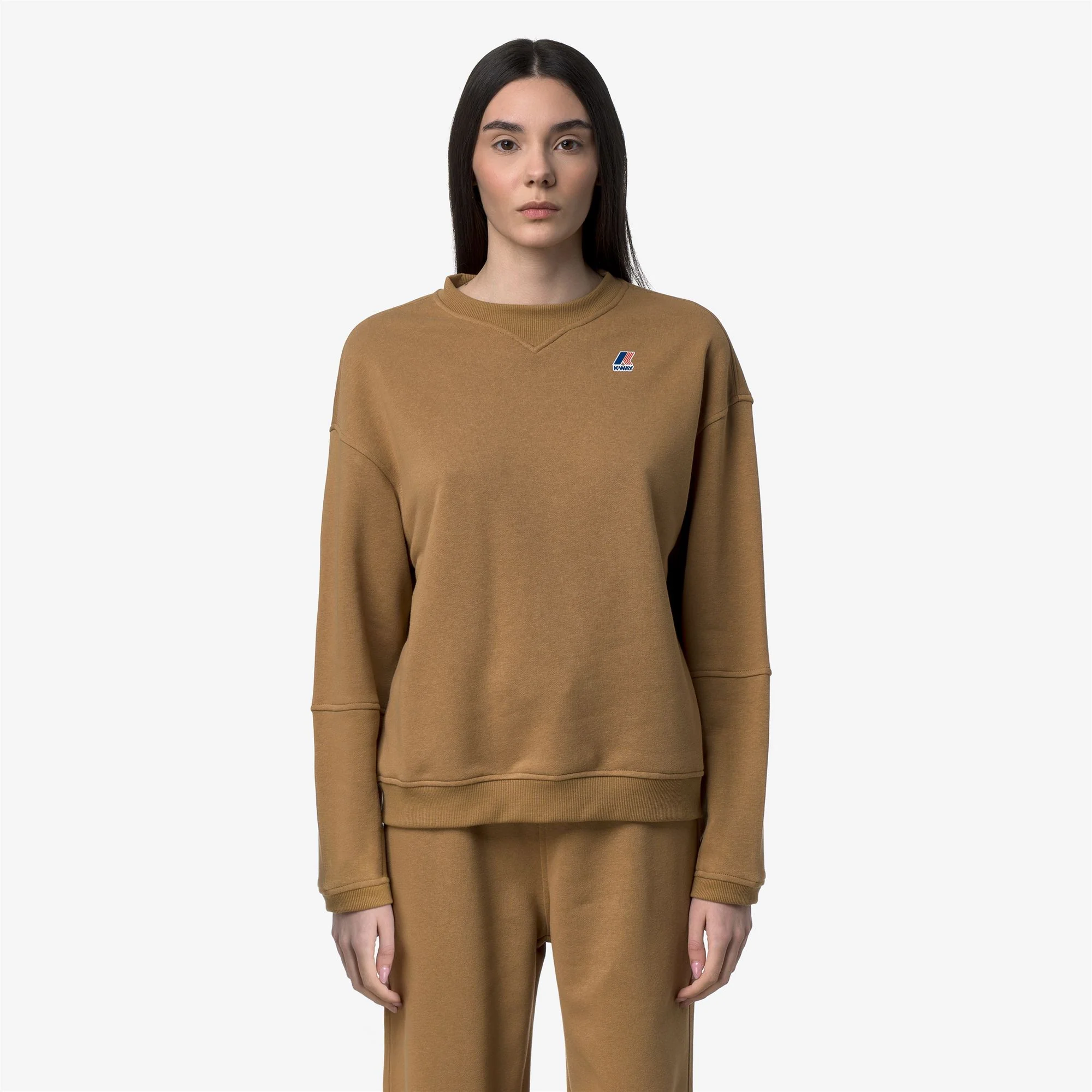 NOELLA POLY COTTON - Fleece - Pull  Over - Woman - BROWN BISTRE - Image 3