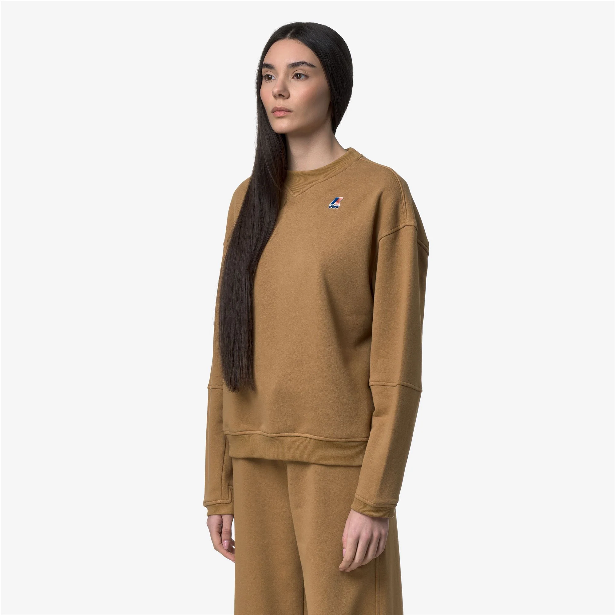 NOELLA POLY COTTON - Fleece - Pull  Over - Woman - BROWN BISTRE - Image 4