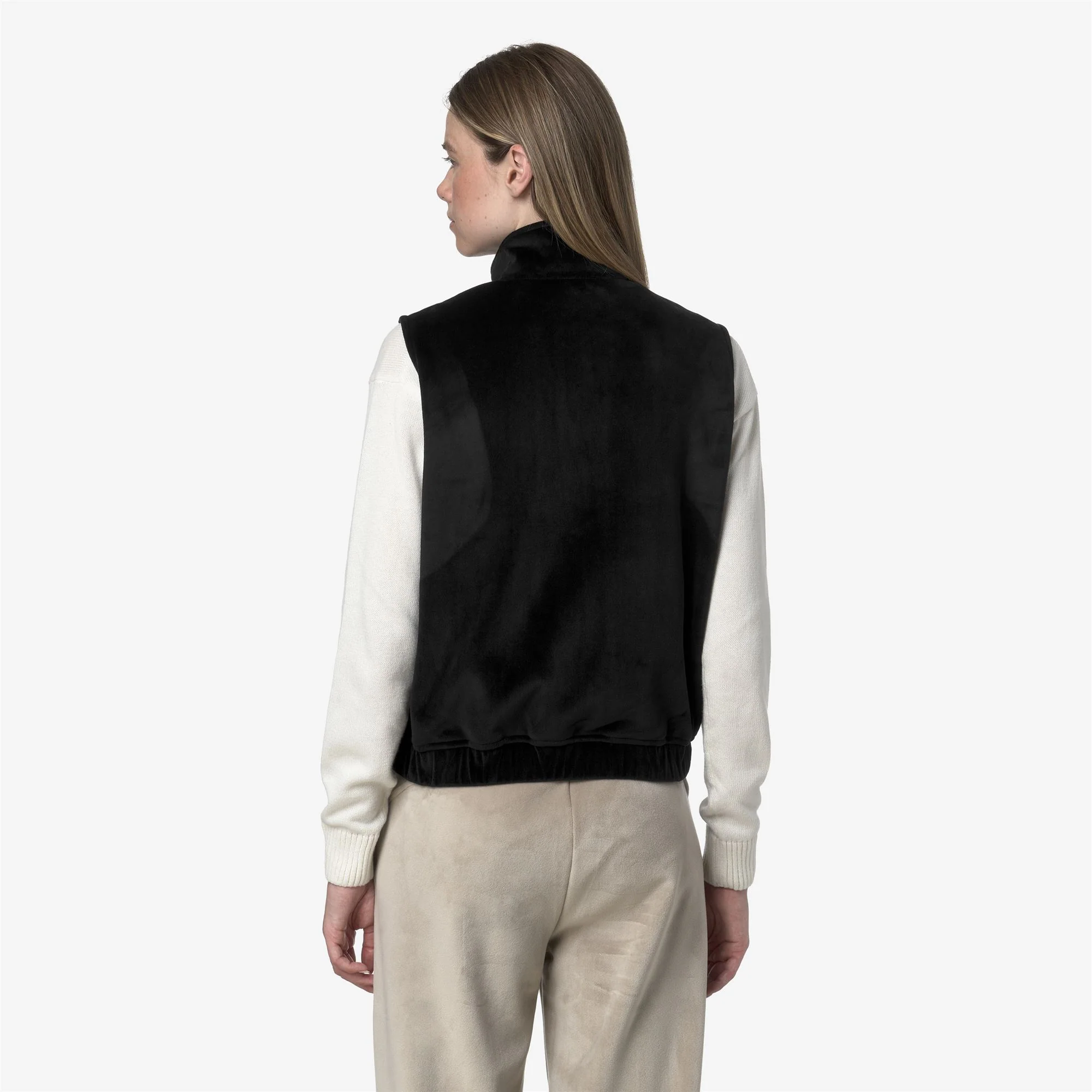 VIVIELME VELOUR POLAR - Fleece - Vest - Woman - BLACK PURE-BLACK PURE - Image 5